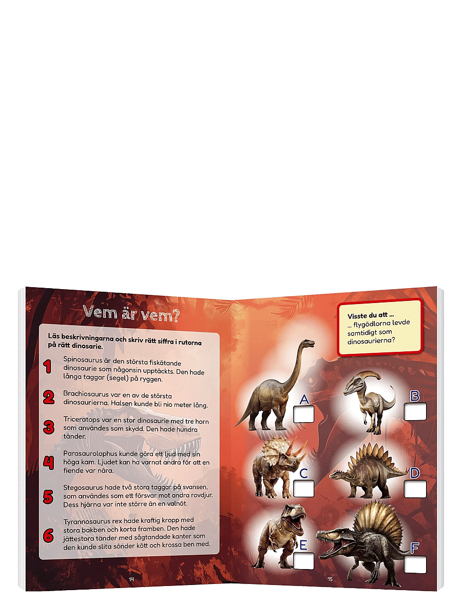 Kärnan - PYSSELBOK DINOSAURIER - målar- & pysselböcker - multi - 2