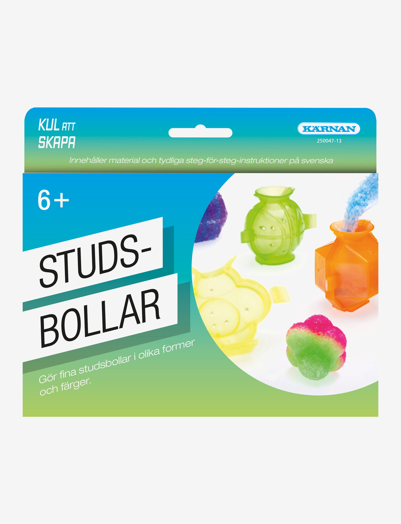 Kärnan - KUL ATT SKAPA STUDSBOLLAR - craft sets - green - 0