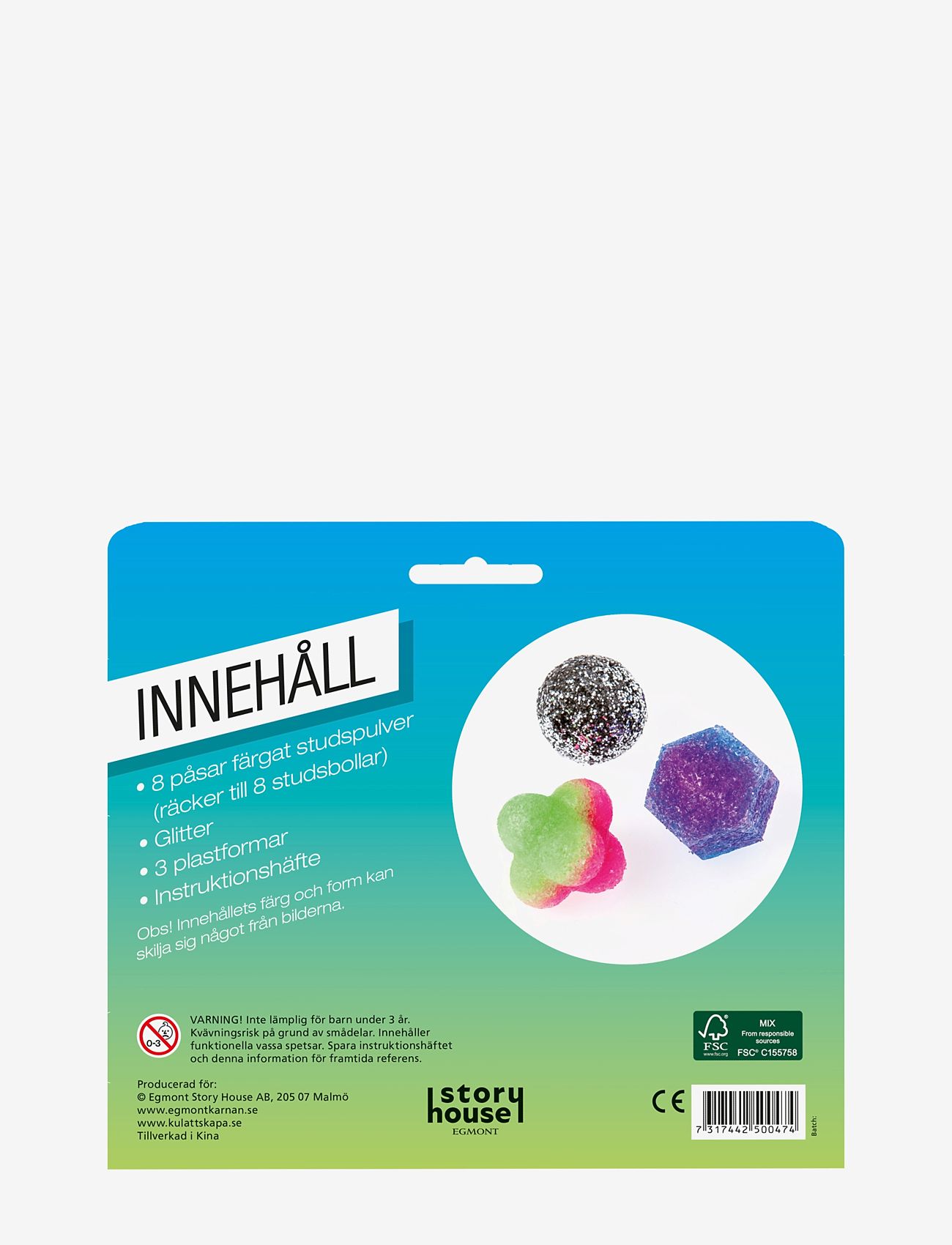 Kärnan - KUL ATT SKAPA STUDSBOLLAR - craft sets - green - 2
