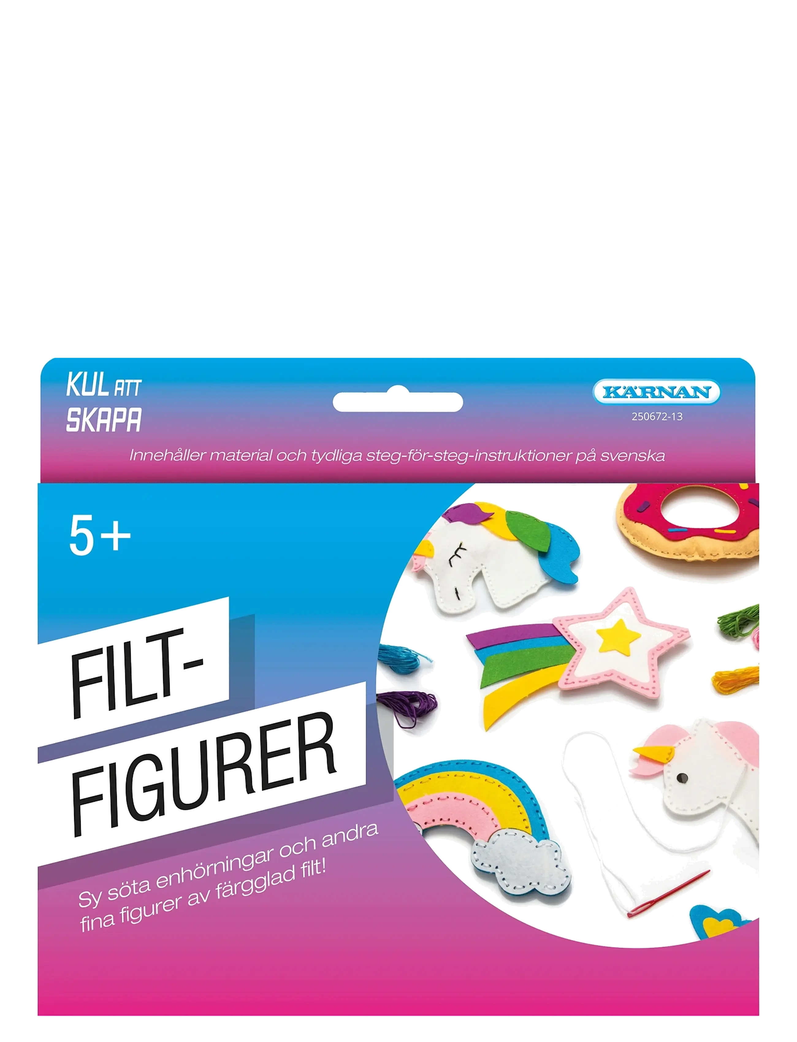 Kärnan KUL ATT SKAPA FILTFIGURER - Teikna & föndra - MULTI / multi