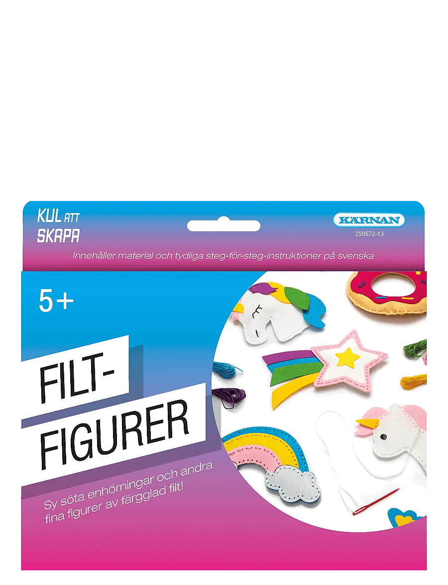 Kärnan - KUL ATT SKAPA FILTFIGURER - pysselset - multi - 0