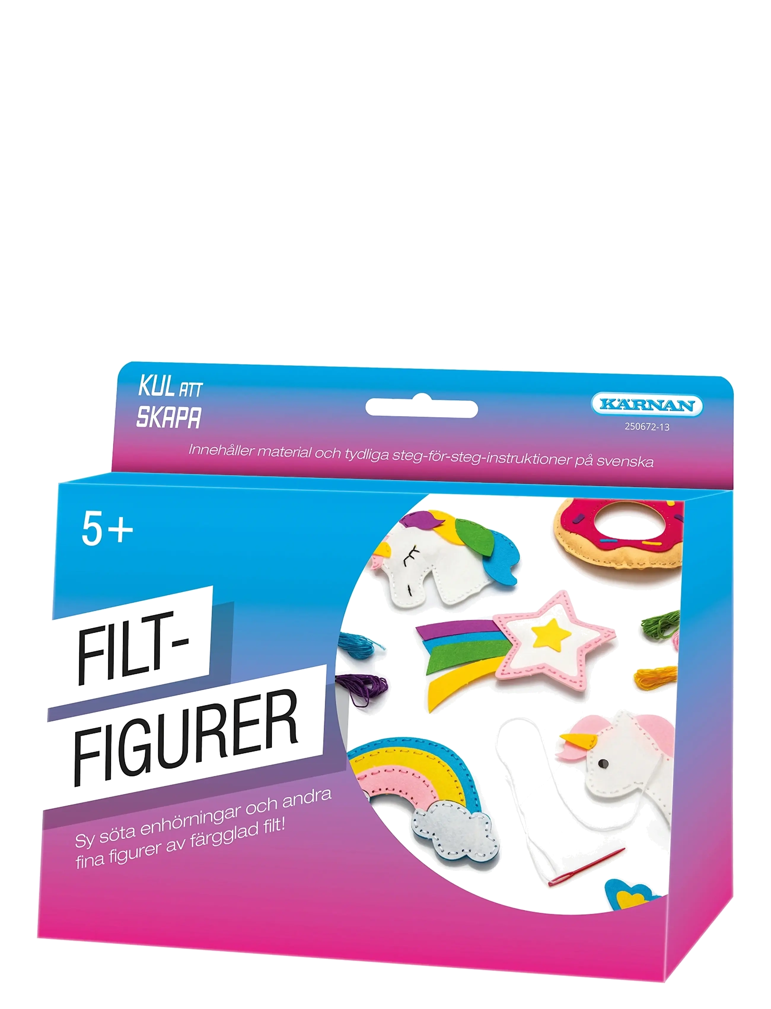 Kärnan - KUL ATT SKAPA FILTFIGURER - pysselset - multi - 1