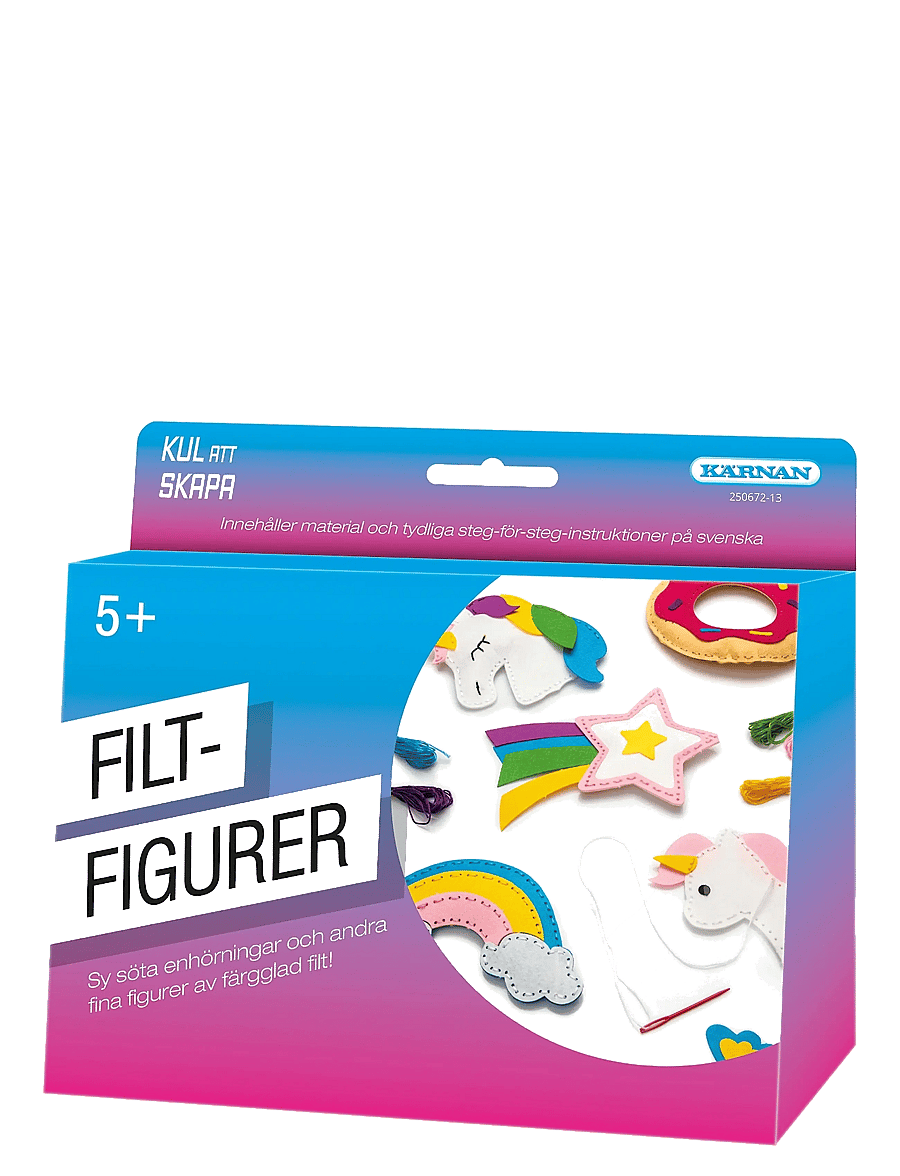 Kärnan - KUL ATT SKAPA FILTFIGURER - pysselset - multi - 1