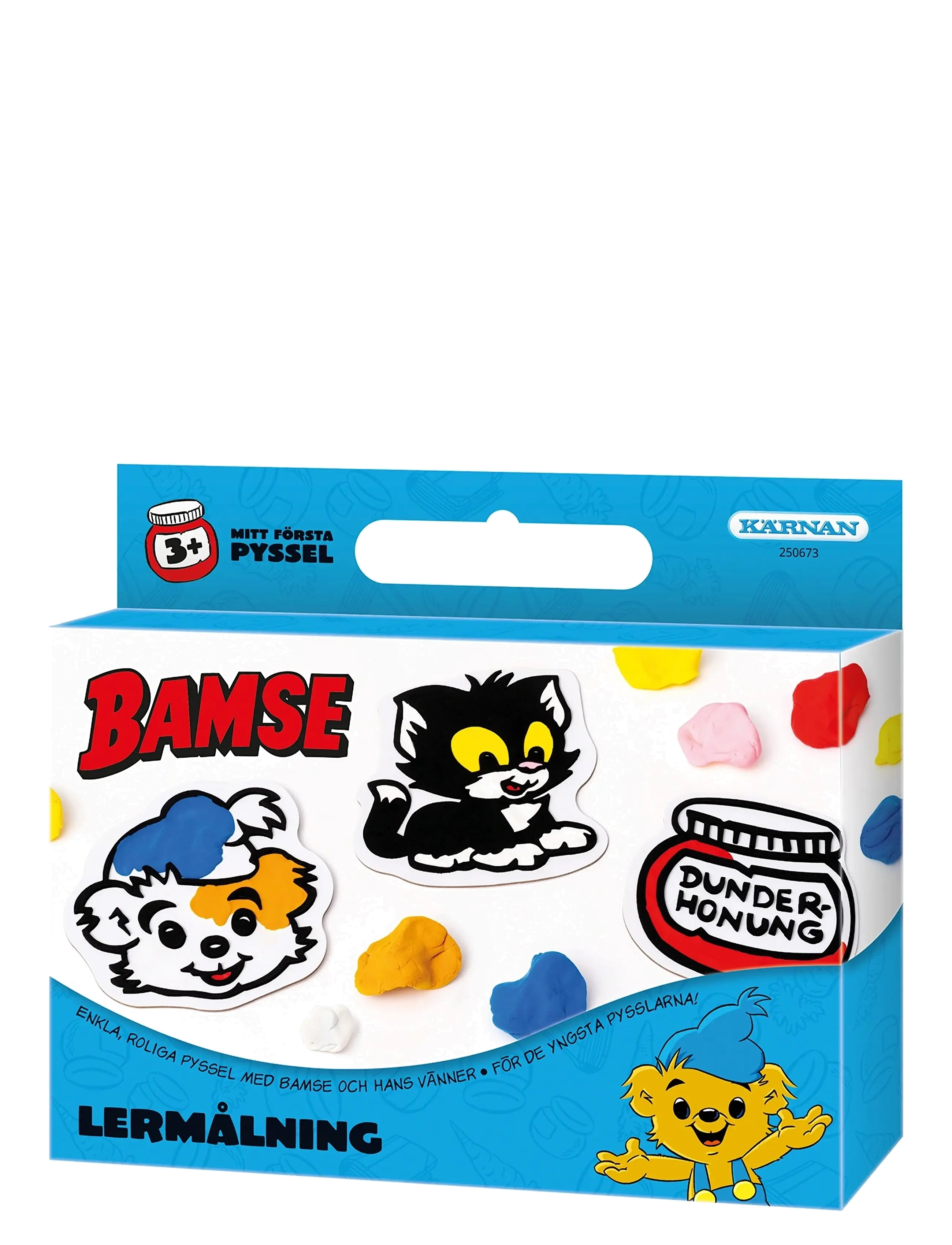 Kärnan - KUL ATT SKAPA BAMSE LERMÅLNING - leklera - multi - 1