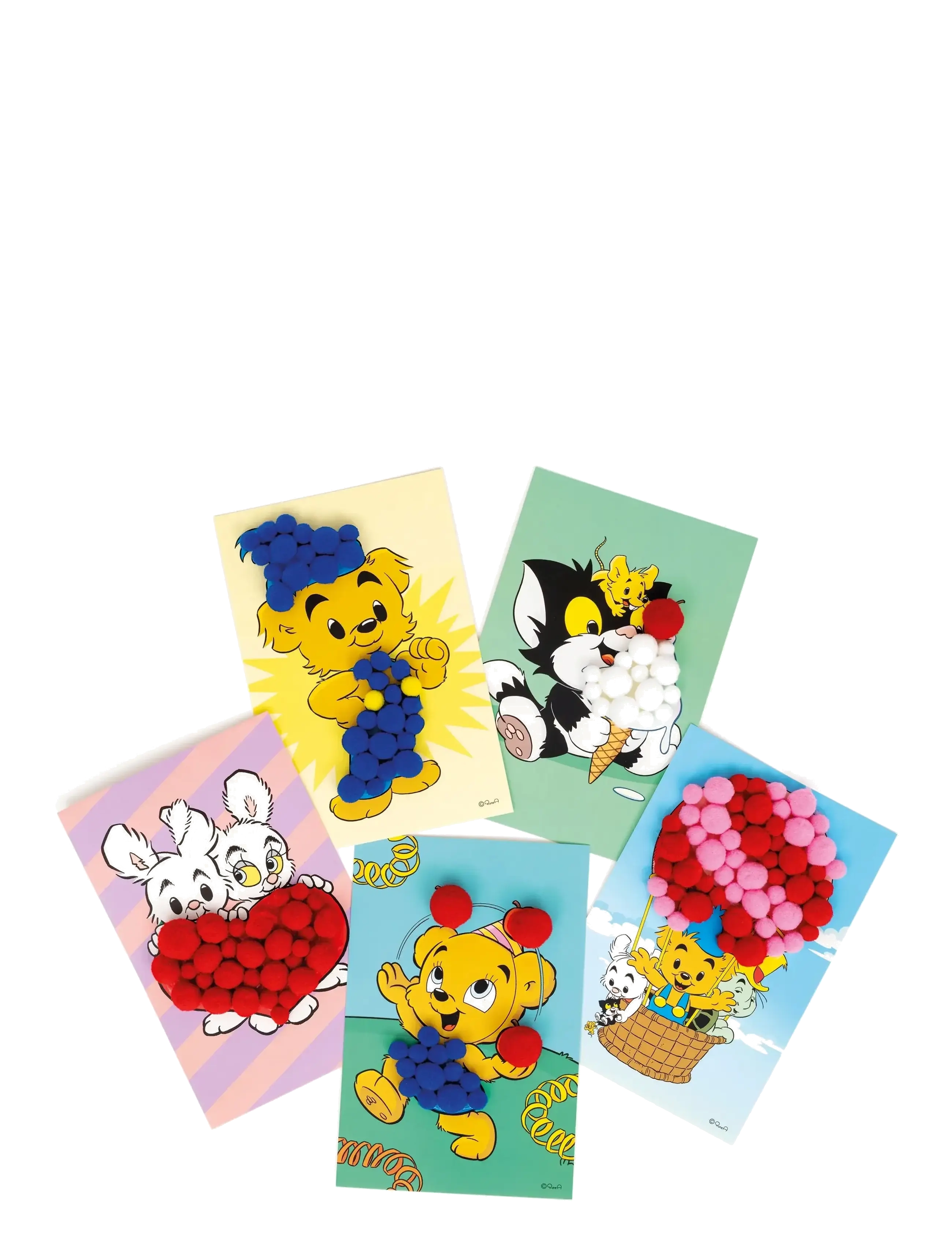 Kärnan - KUL ATT SKAPA BAMSE POMPOMPYSSEL - pysselset - blue - 3
