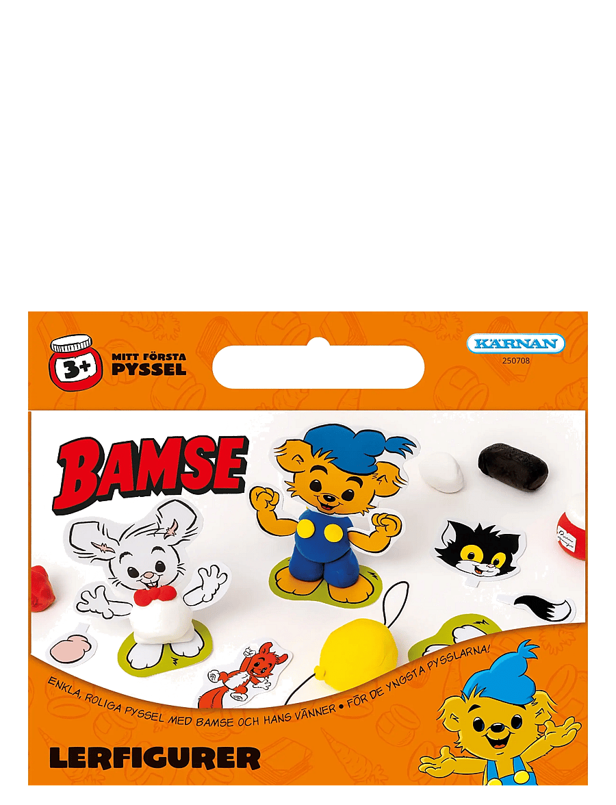Kärnan - KUL ATT SKAPA BAMSE LERFIGURER - leklera - orange - 0
