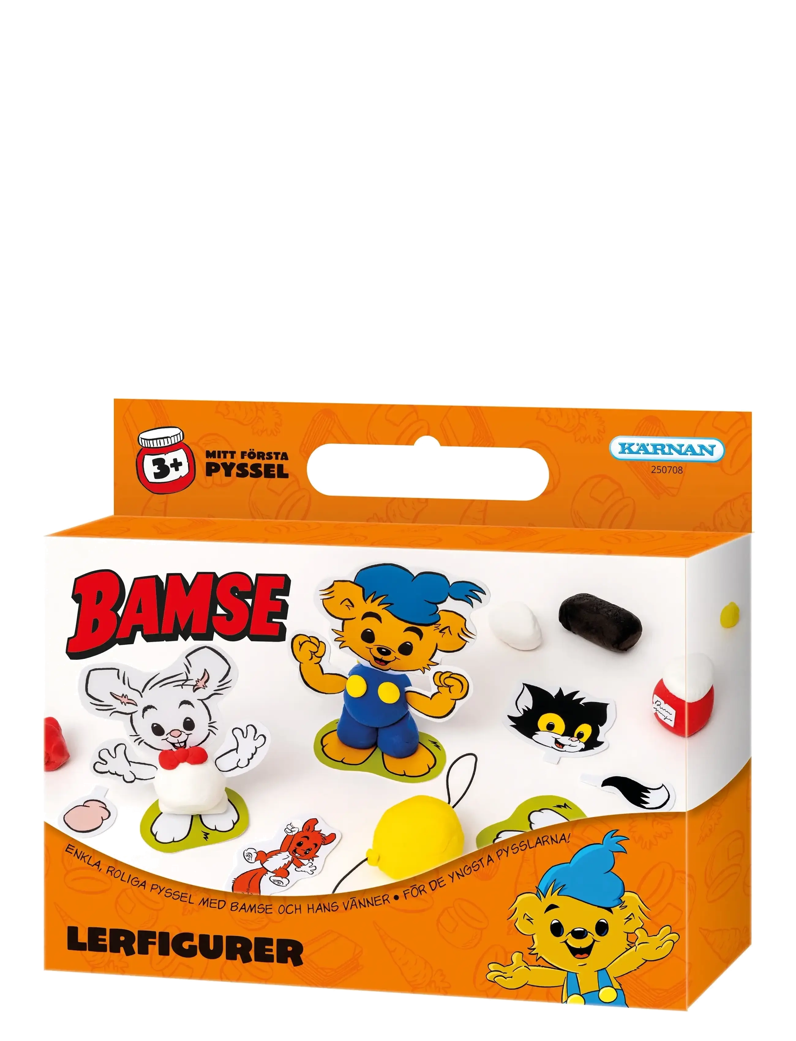 Kärnan - KUL ATT SKAPA BAMSE LERFIGURER - leklera - orange - 1