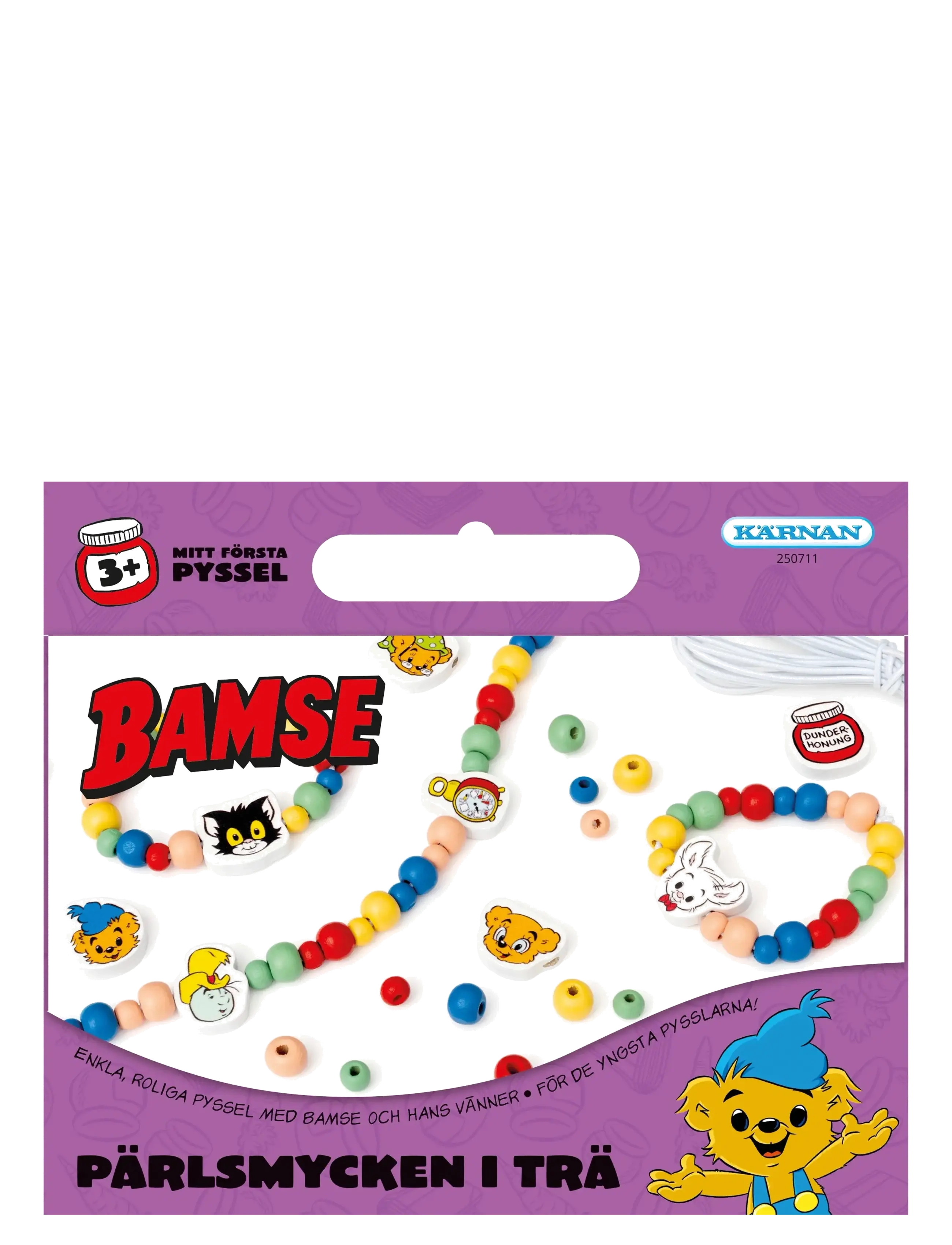 Kärnan KUL ATT SKAPA BAMSE PÄRLSMYCKEN - Kampanj - PURPLE / blue