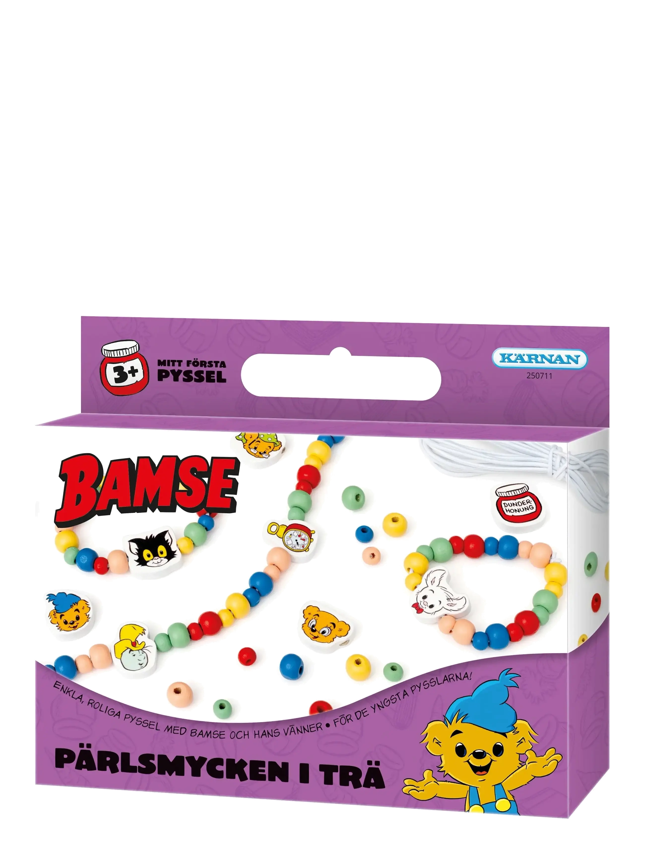 Kärnan - KUL ATT SKAPA BAMSE PÄRLSMYCKEN - föndursett - purple - 1