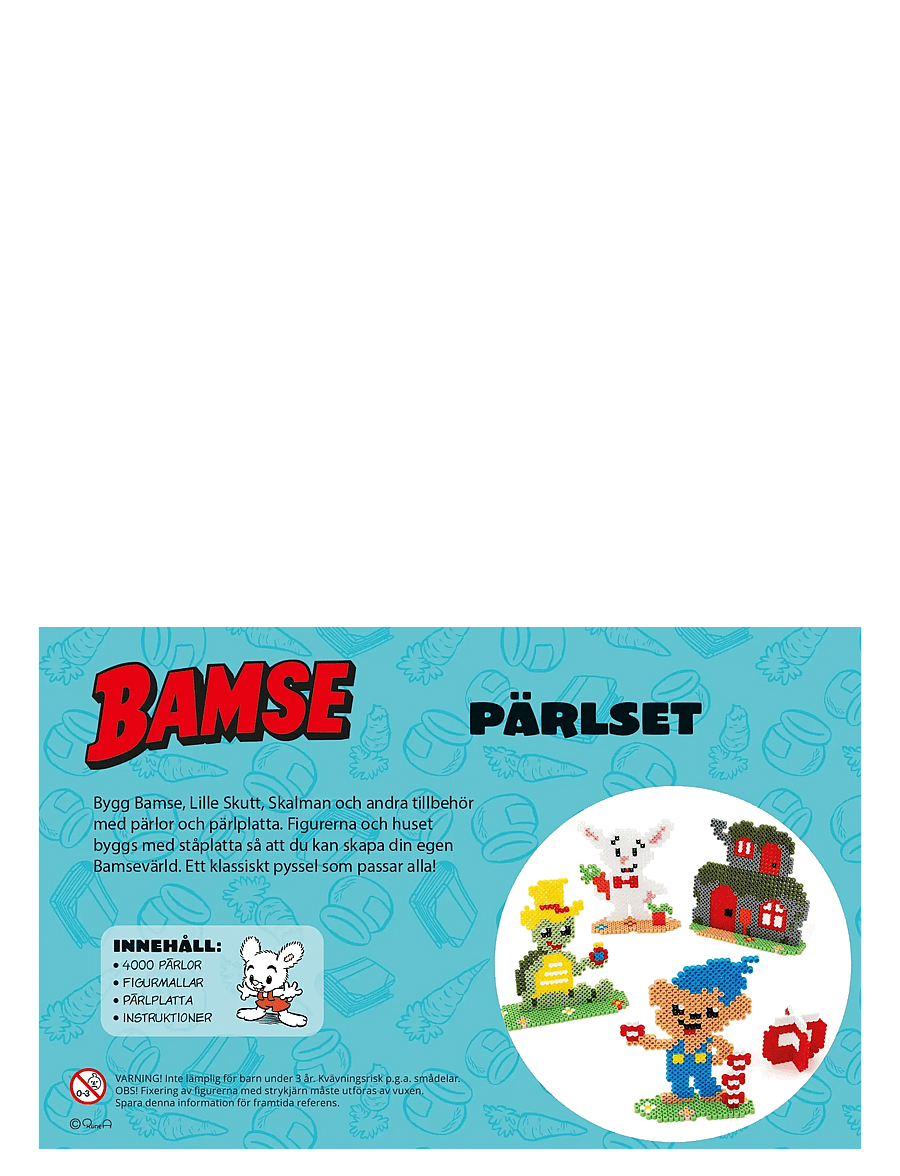 Kärnan - KUL ATT SKAPA BAMSE PÄRLPLATTOR - pysselset - blue - 2