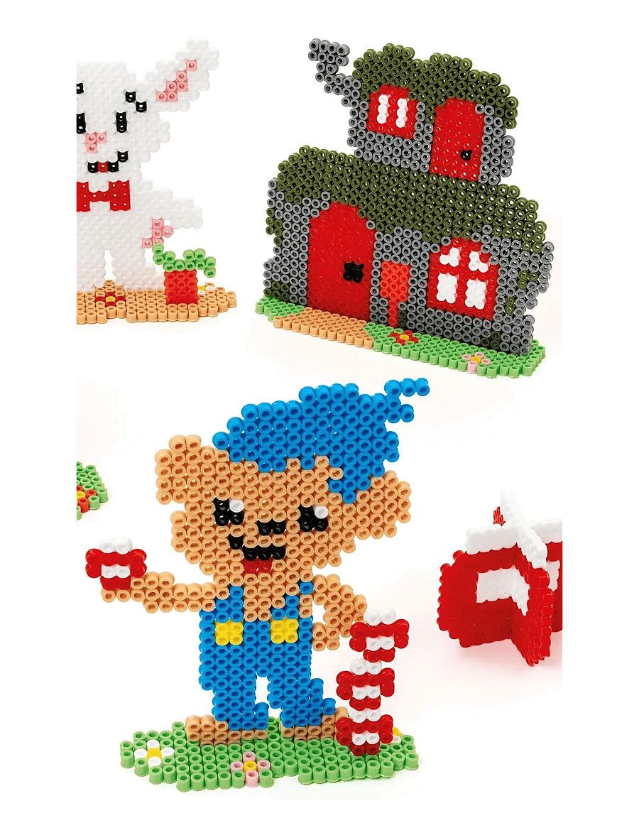 Kärnan - KUL ATT SKAPA BAMSE PÄRLPLATTOR - pysselset - blue - 3