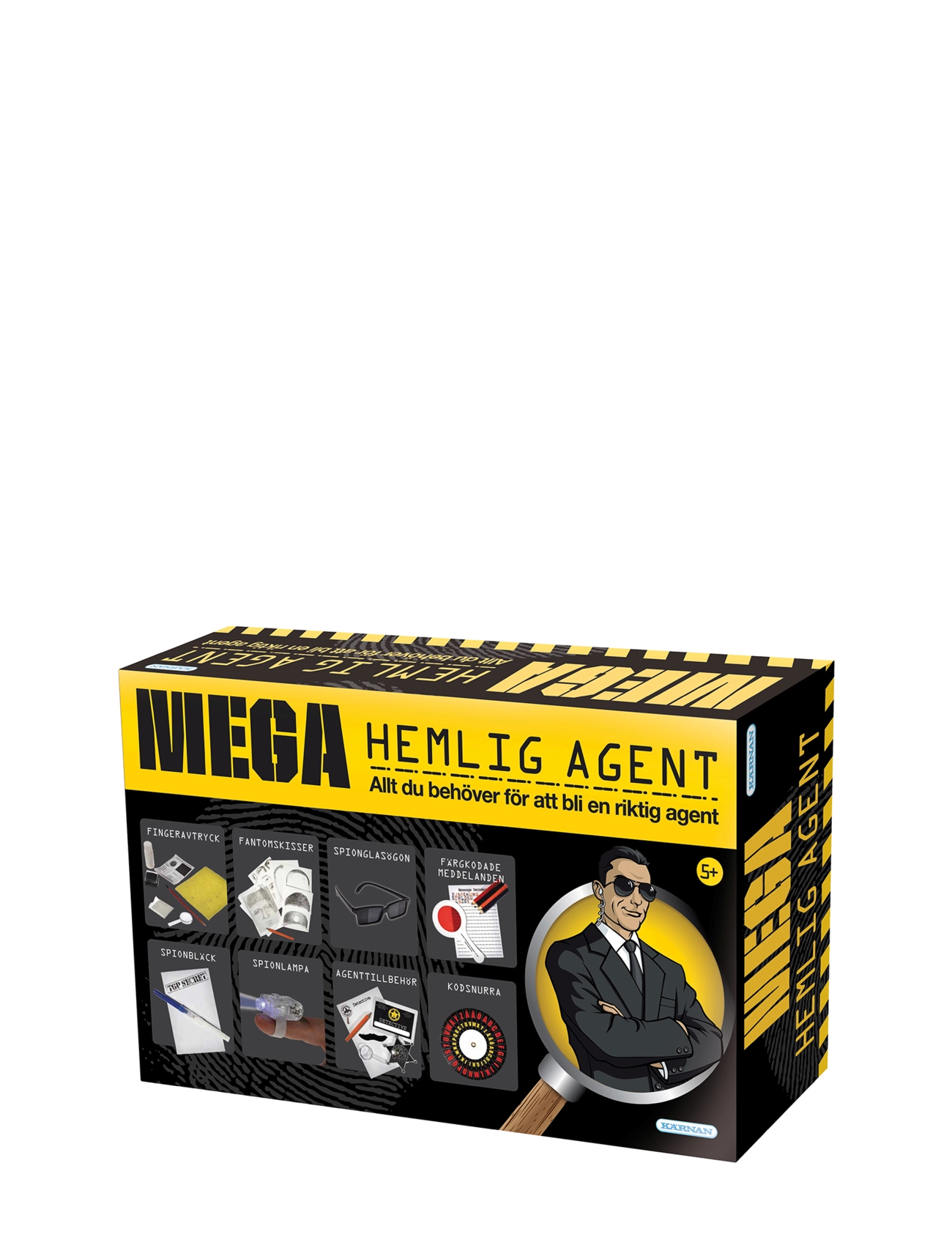 Kärnan AGENTSET STORA LÅDAN - Spel - MULTI / black