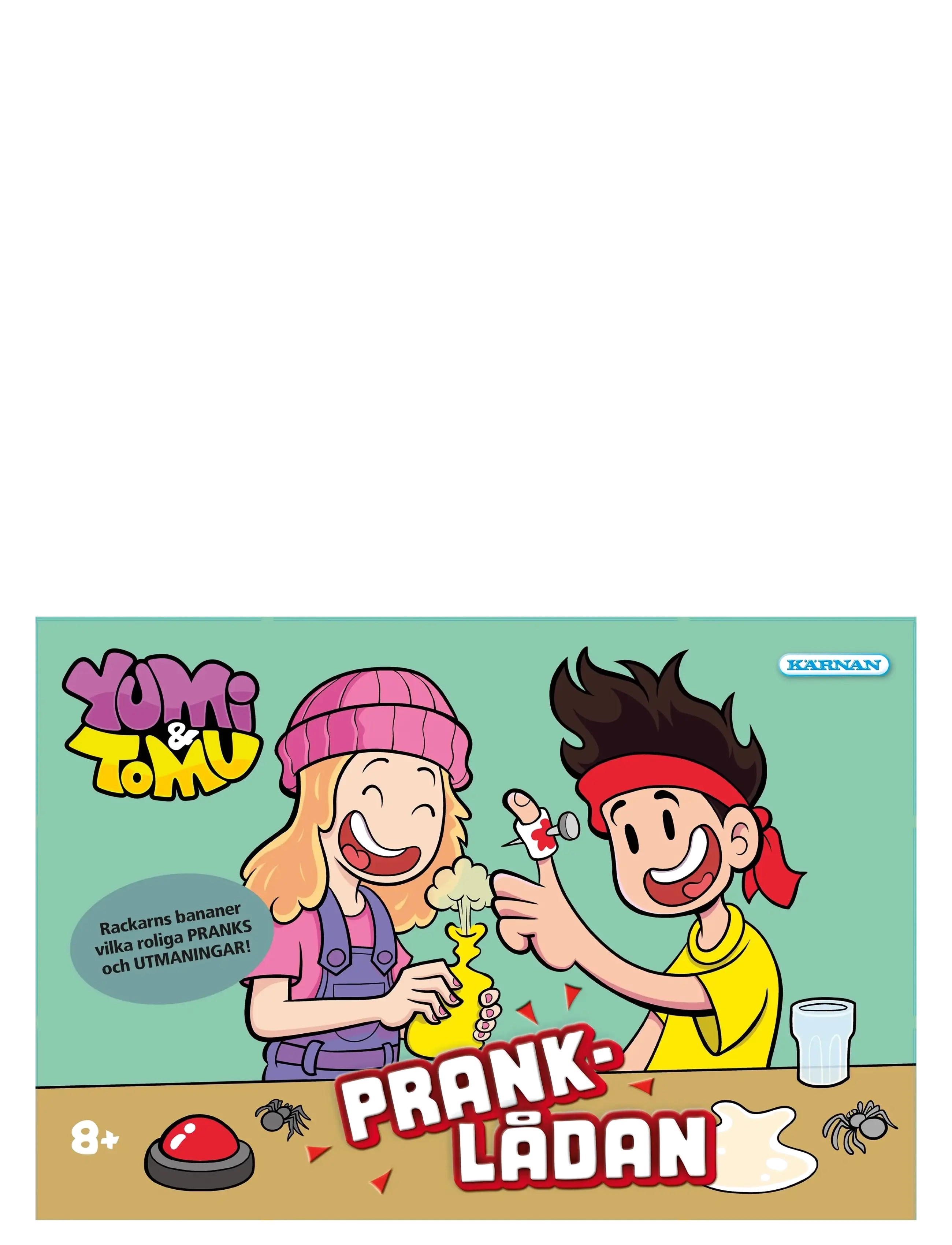 Kärnan YUMI OCH TOMU PRANKLÅDA - Julklappar till barn - GREEN / yellow