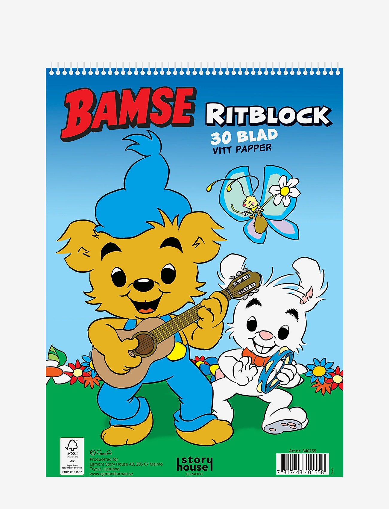 Kärnan - RITBLOCK BAMSE - målar- & pysselböcker - multi - 0