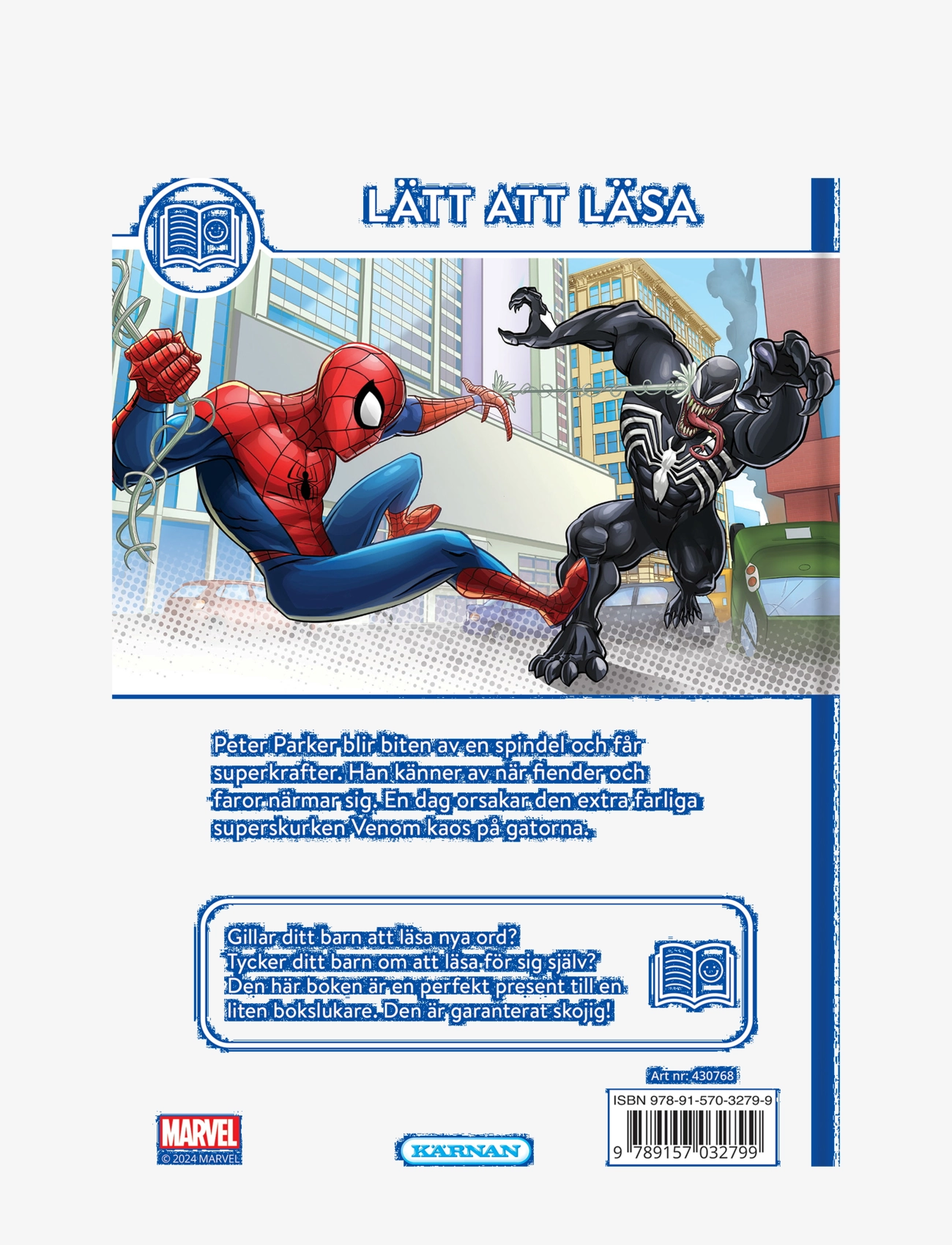Kärnan - LÄTT ATT LÄSA - MARVEL SPIDER-MAN KVARTERETS VÄNLIGE SUPERHJÄLTE - sögubækur - multi - 1