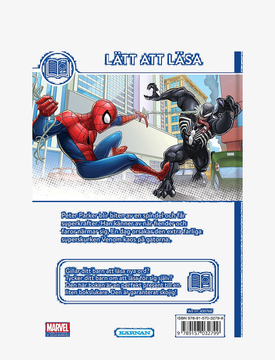 Kärnan - LÄTT ATT LÄSA - MARVEL SPIDER-MAN KVARTERETS VÄNLIGE SUPERHJÄLTE - story books - multi - 1