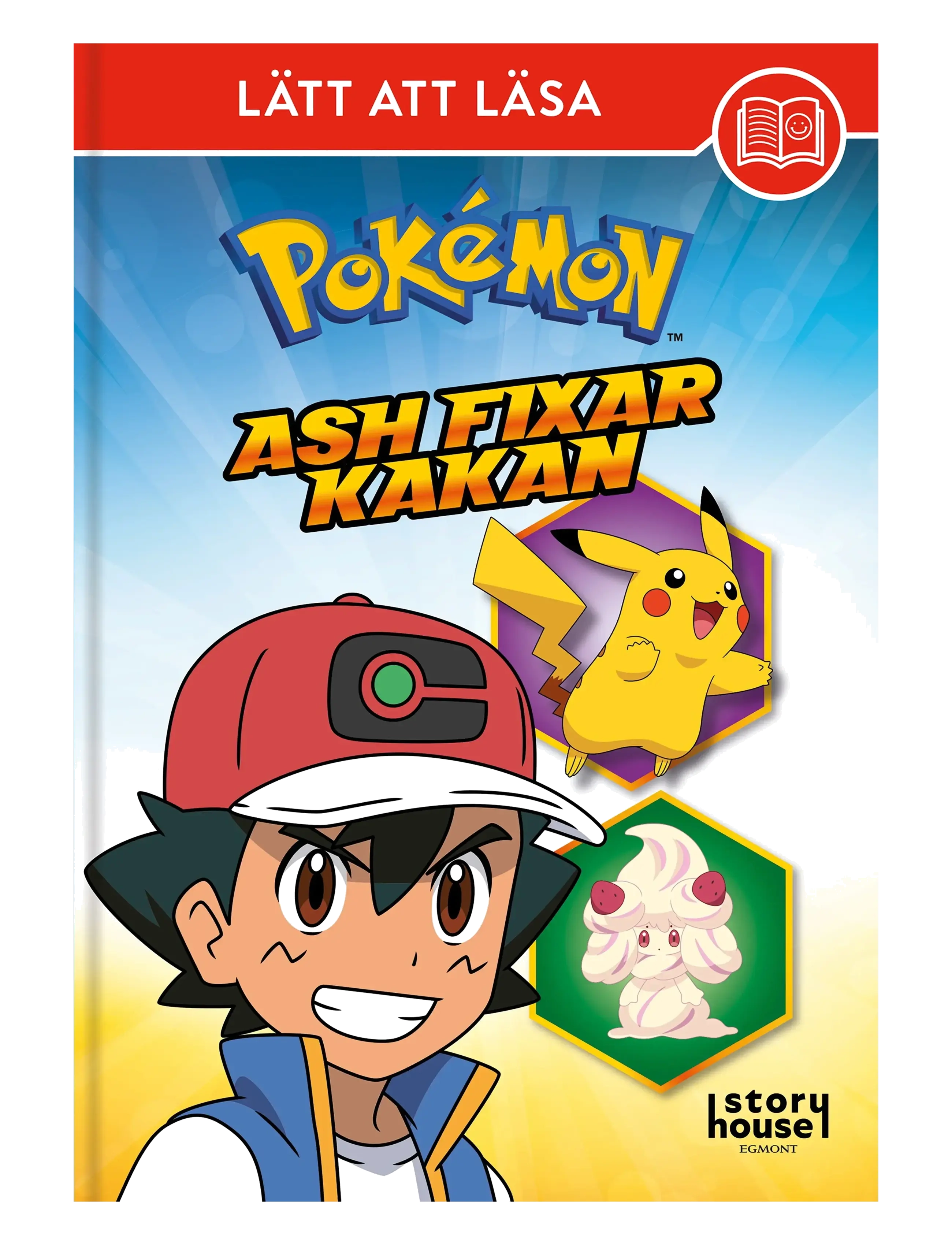 Kärnan LÄTT ATT LÄSA POKEMON ASH FIXAR KAKAN - Barnböcker - MULTI / red