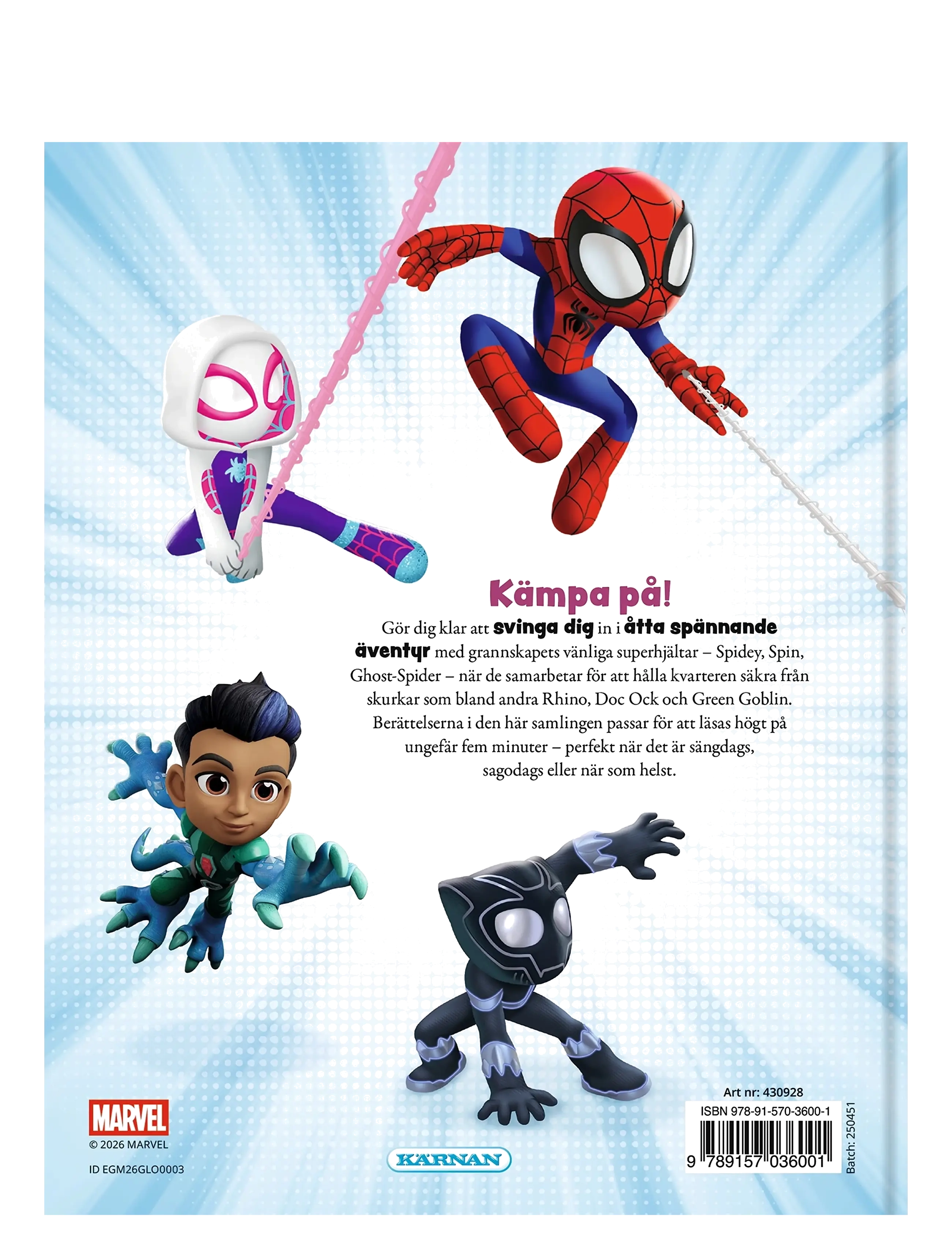 Kärnan - 5 MINUTERS SAGOR - SPIDEY - sagor - multi - 1