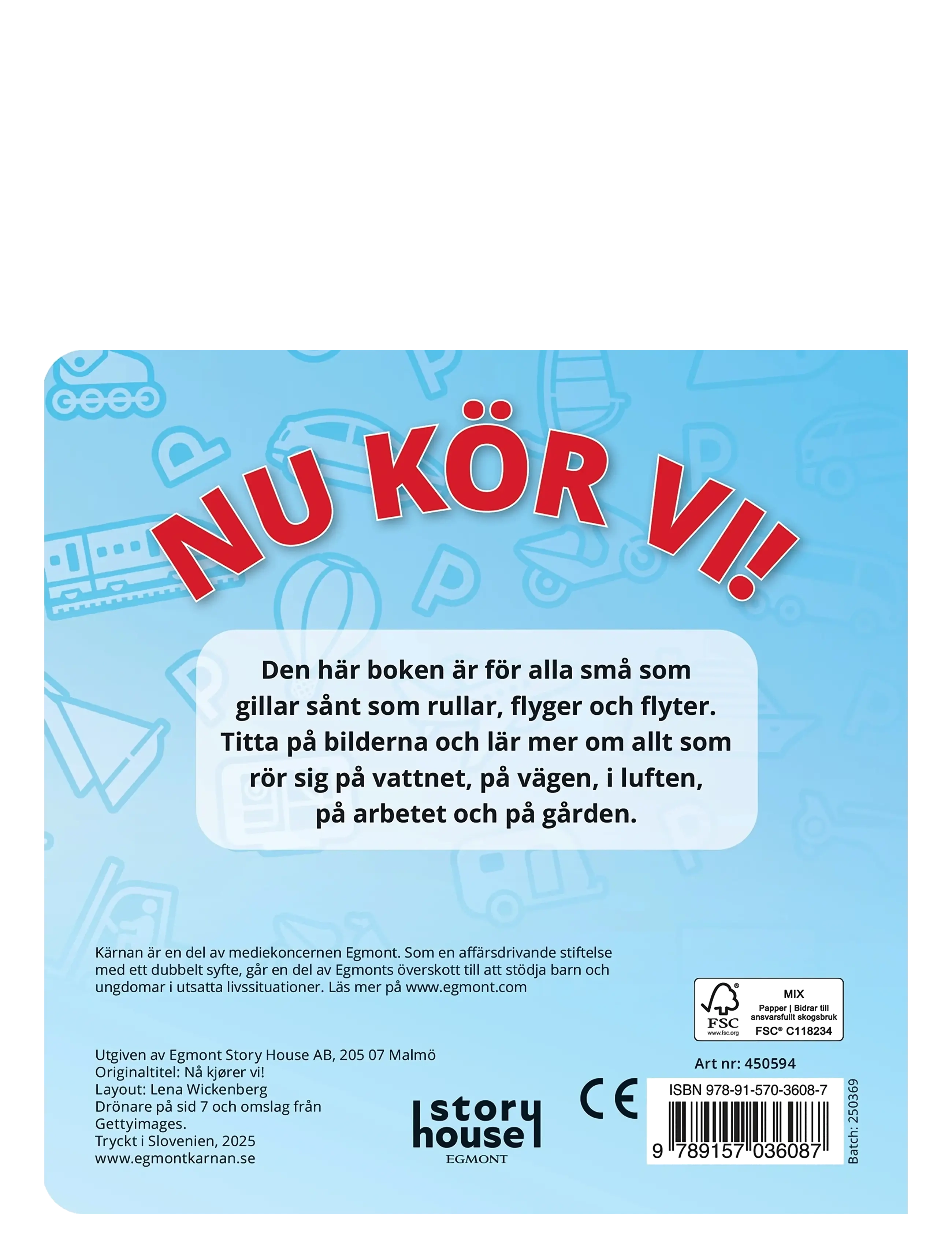 Kärnan - PEKBOK NU KÖR VI! - pedagogiska barnböcker - multi - 1