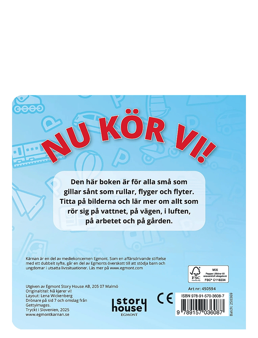 Kärnan - PEKBOK NU KÖR VI! - pedagogiska barnböcker - multi - 1