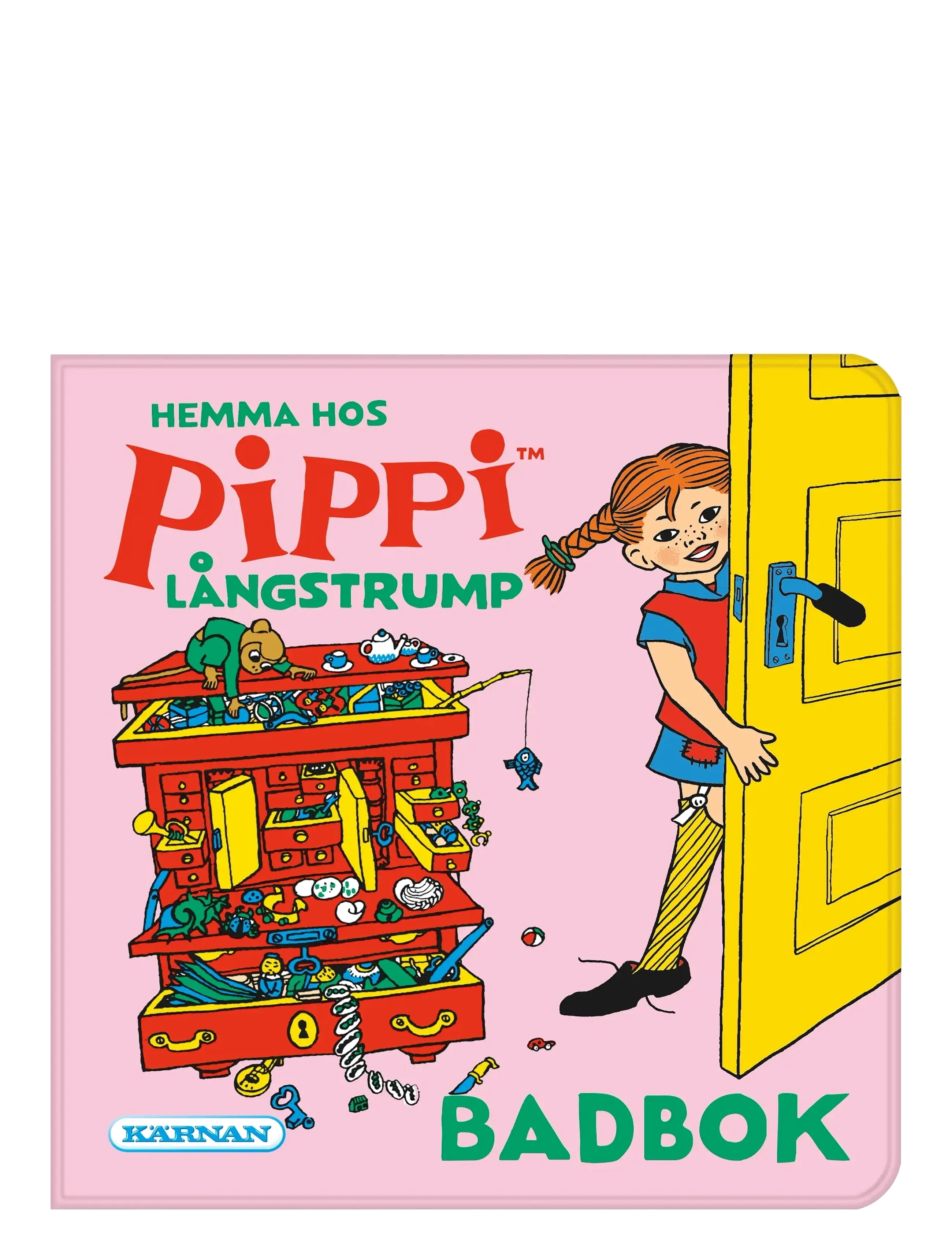 Kärnan - BADBOK HEMMA HOS PIPPI LÅNGSTRUMP - sagor - pink - 1