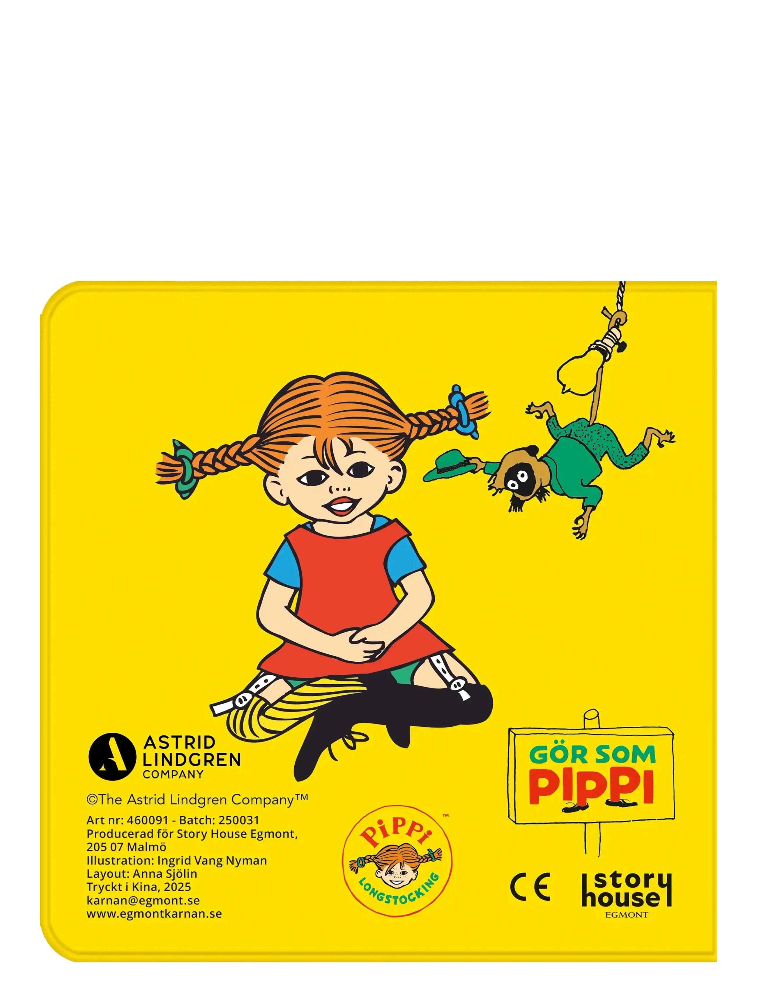 Kärnan - BADBOK HEMMA HOS PIPPI LÅNGSTRUMP - sagor - pink - 2