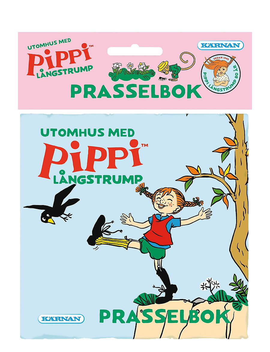 Kärnan - TYGBOK PÅ UTFLYKT MED PIPPI LÅNGSTRUMP - babyböcker - blue - 0
