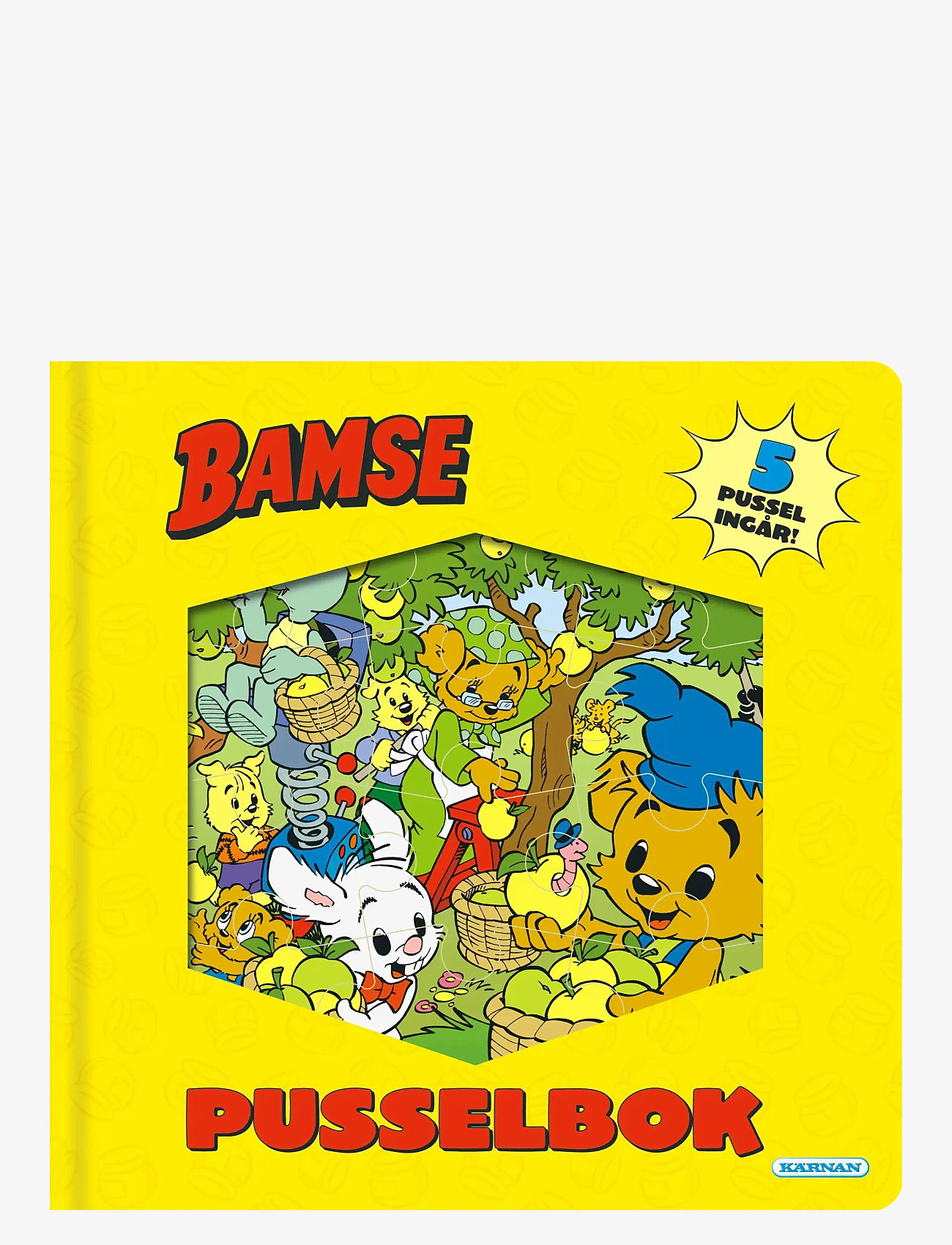 Kärnan - BAMSE PUSSELBOK - klassiska pussel - yellow - 0
