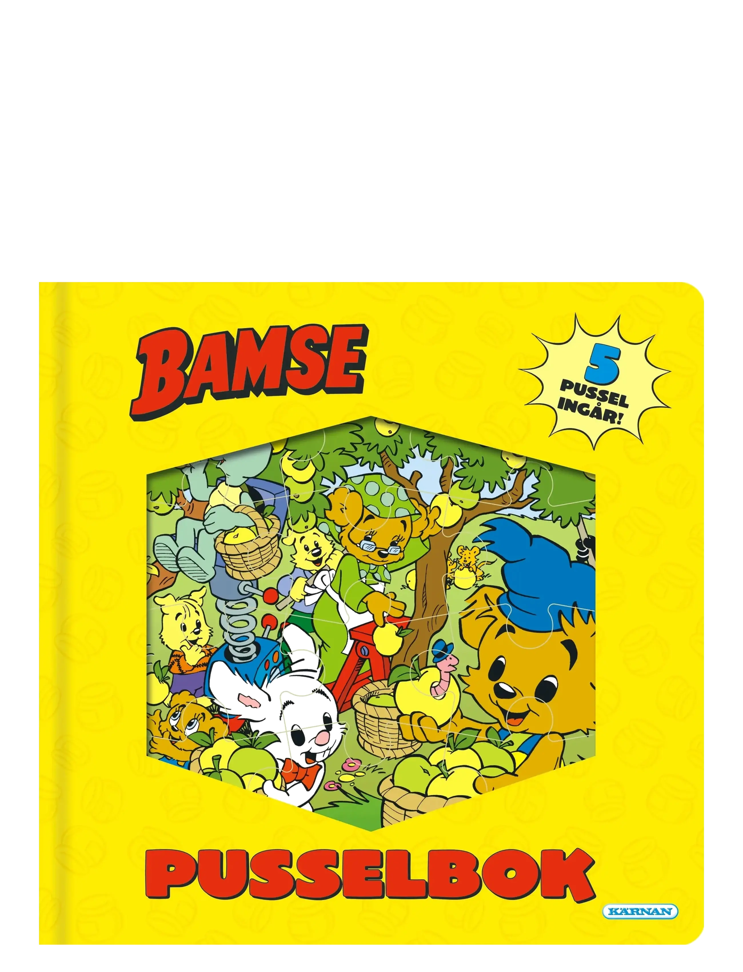 Kärnan BAMSE PUSSELBOK - Klassiska pussel - YELLOW / yellow