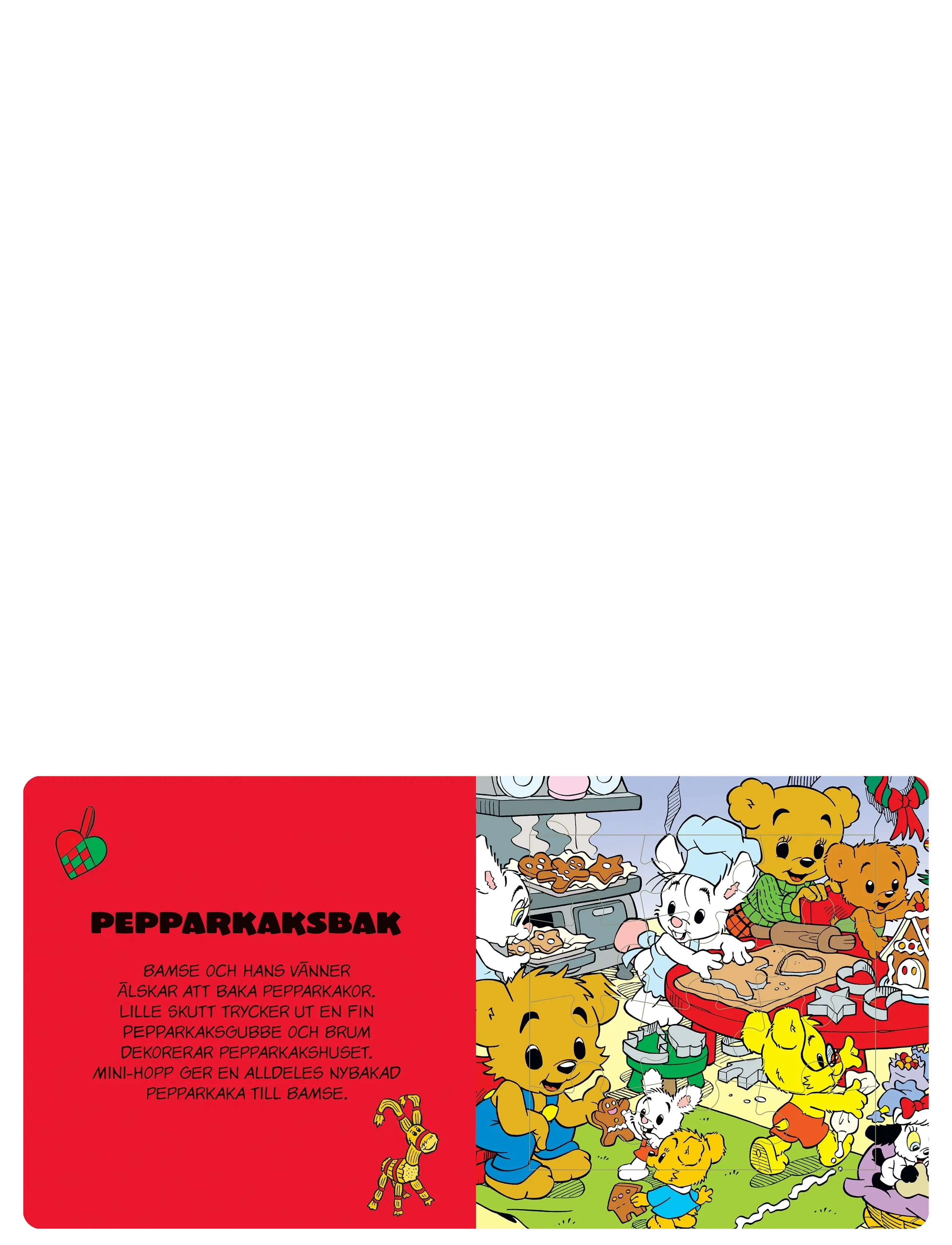 Kärnan - BAMSE PUSSELBOK - klassísk púsl - yellow - 2