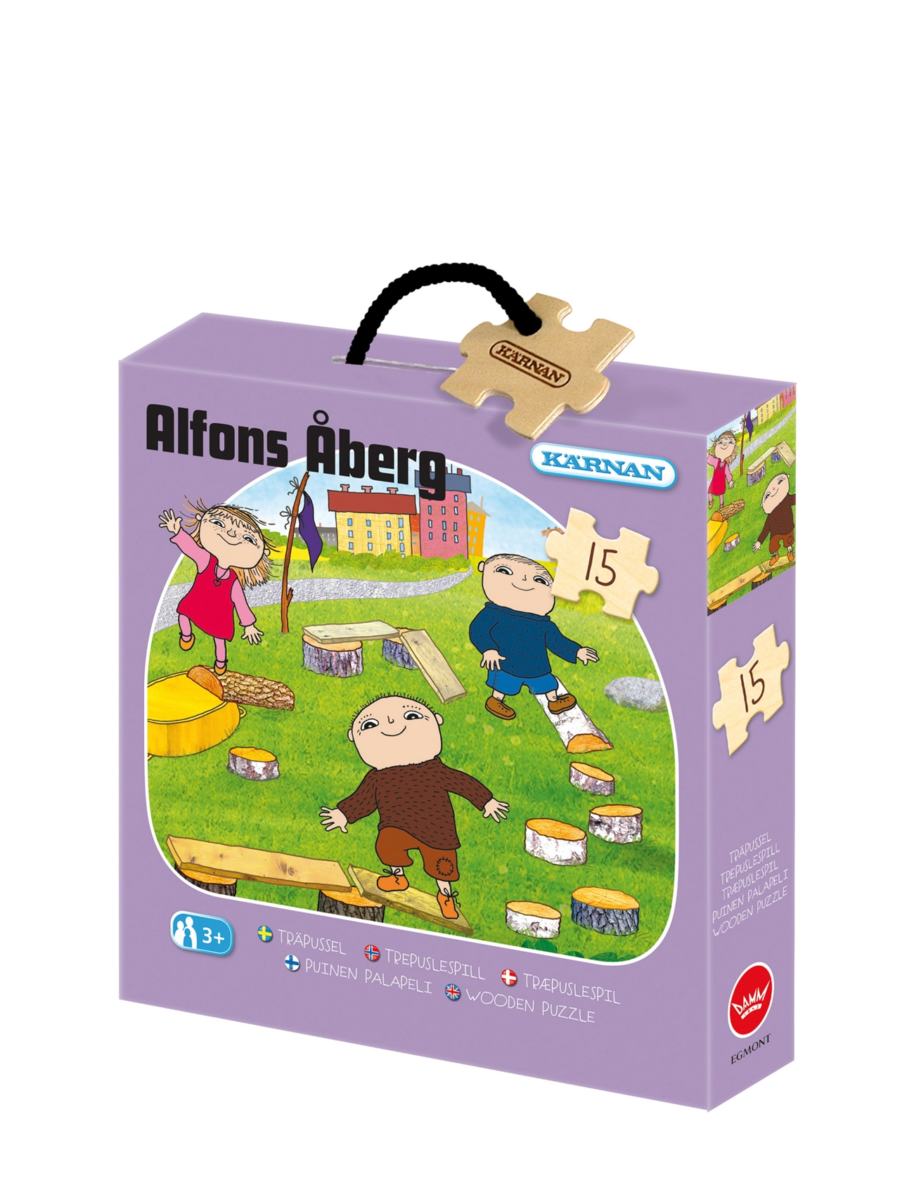 Kärnan ASKPUSSEL 15 BIT ALFONS - 4 for 3 - MULTI / multi