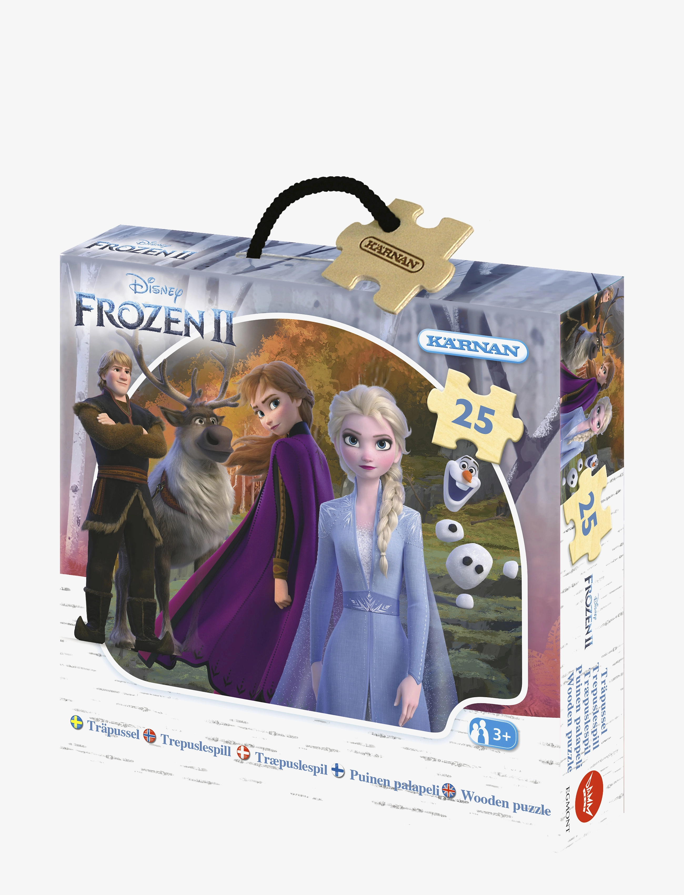 Kärnan - Askpussel i trä Disney Frozen II 25 bitar - purple - 1