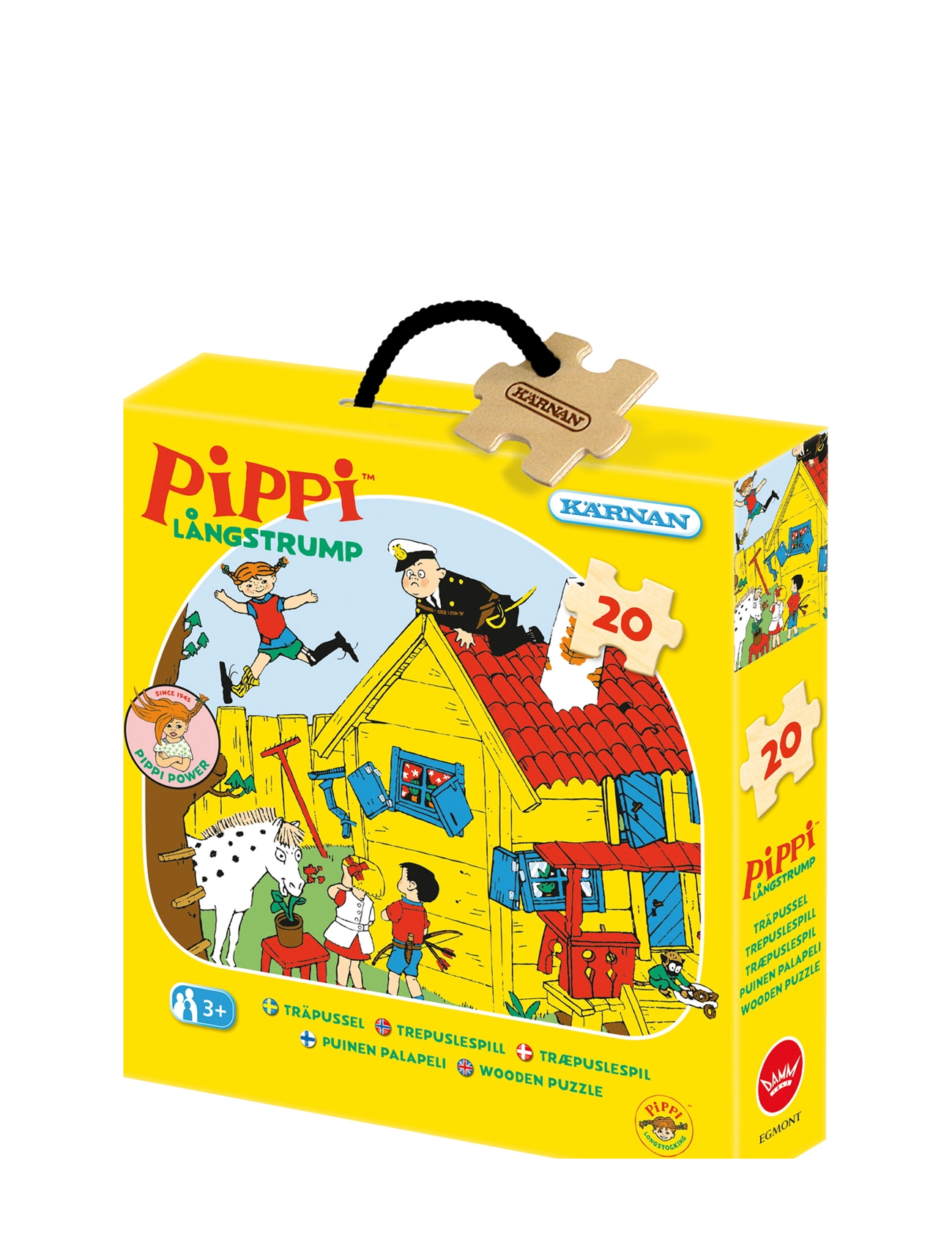 Kärnan ASKPUSSEL 20 BIT PIPPI LÅNGSTRUMP - Leksaker - MULTI / multi