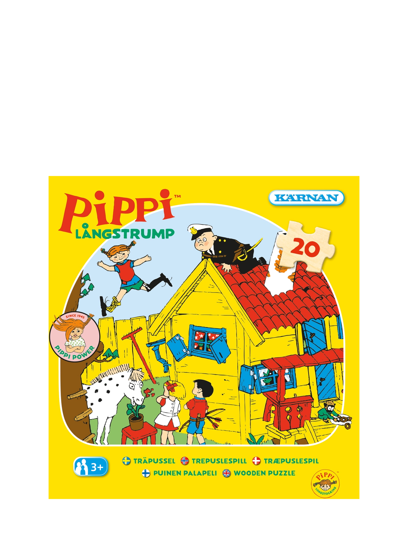 Kärnan - ASKPUSSEL 20 BIT PIPPI LÅNGSTRUMP - pussel - multi - 1