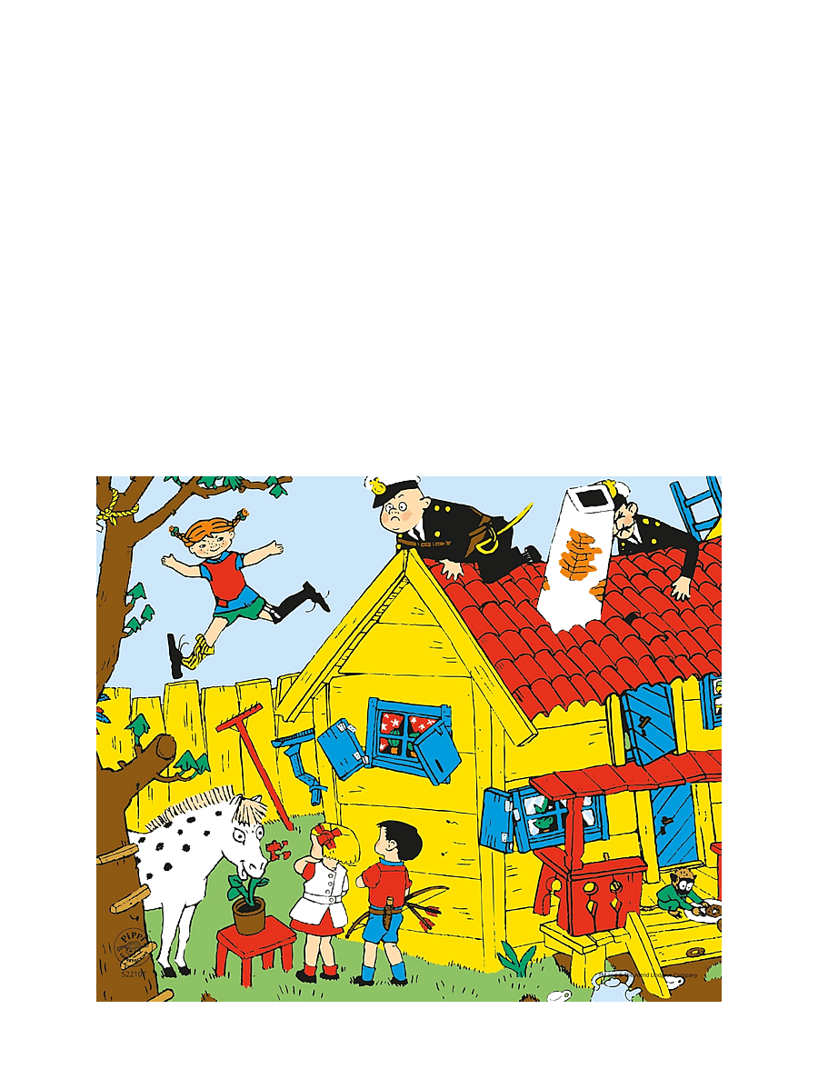 Kärnan - ASKPUSSEL 20 BIT PIPPI LÅNGSTRUMP - träpussel - multi - 2
