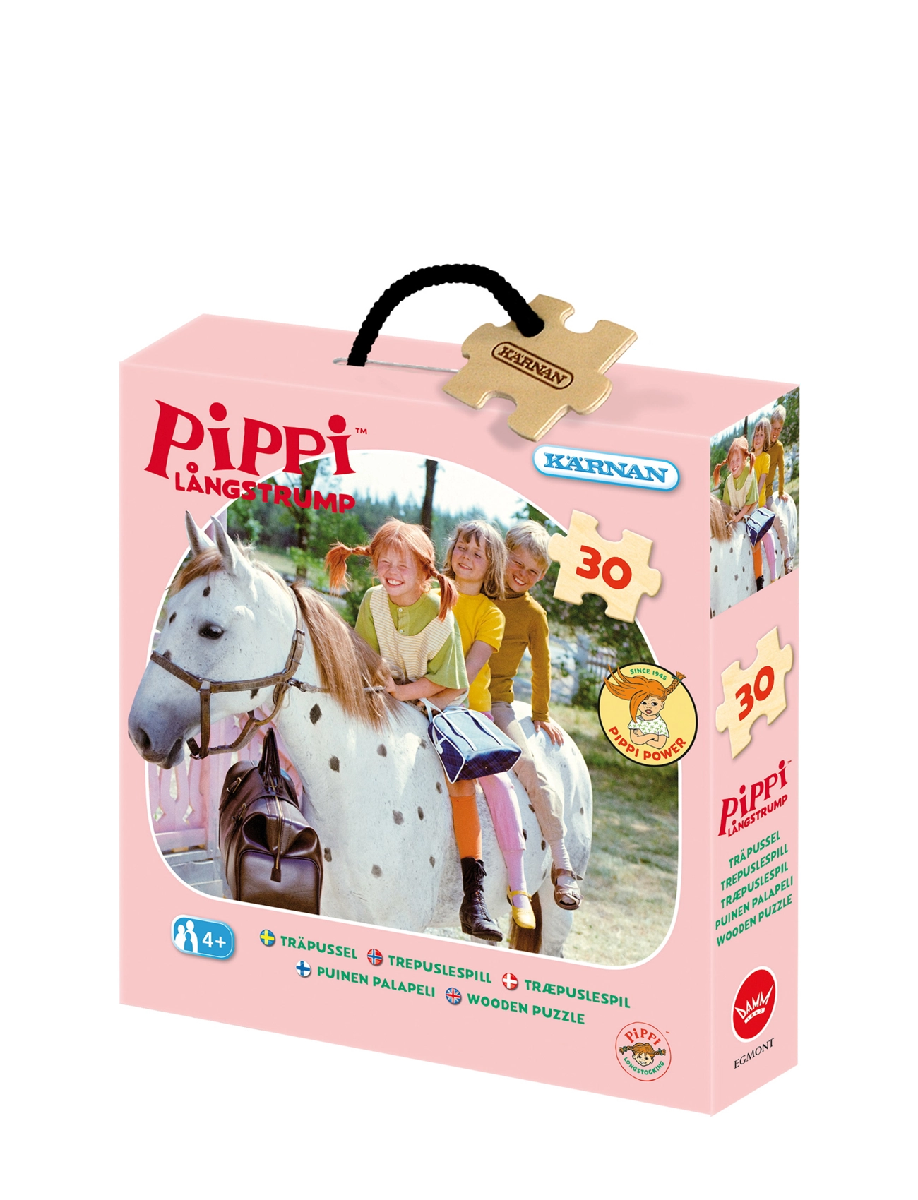 Kärnan ASKPUSSEL 30 BIT PIPPI LÅNGSTRUMP - 4 for 3 - MULTI / multi
