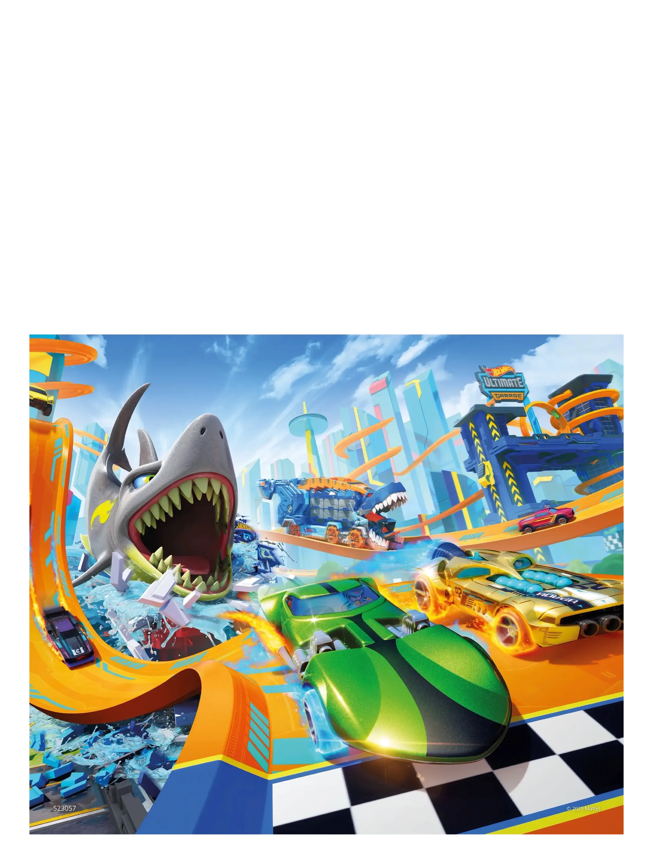 Kärnan - TRÄPUSSEL 30 BITAR HOT WHEELS - träpussel - blue - 2