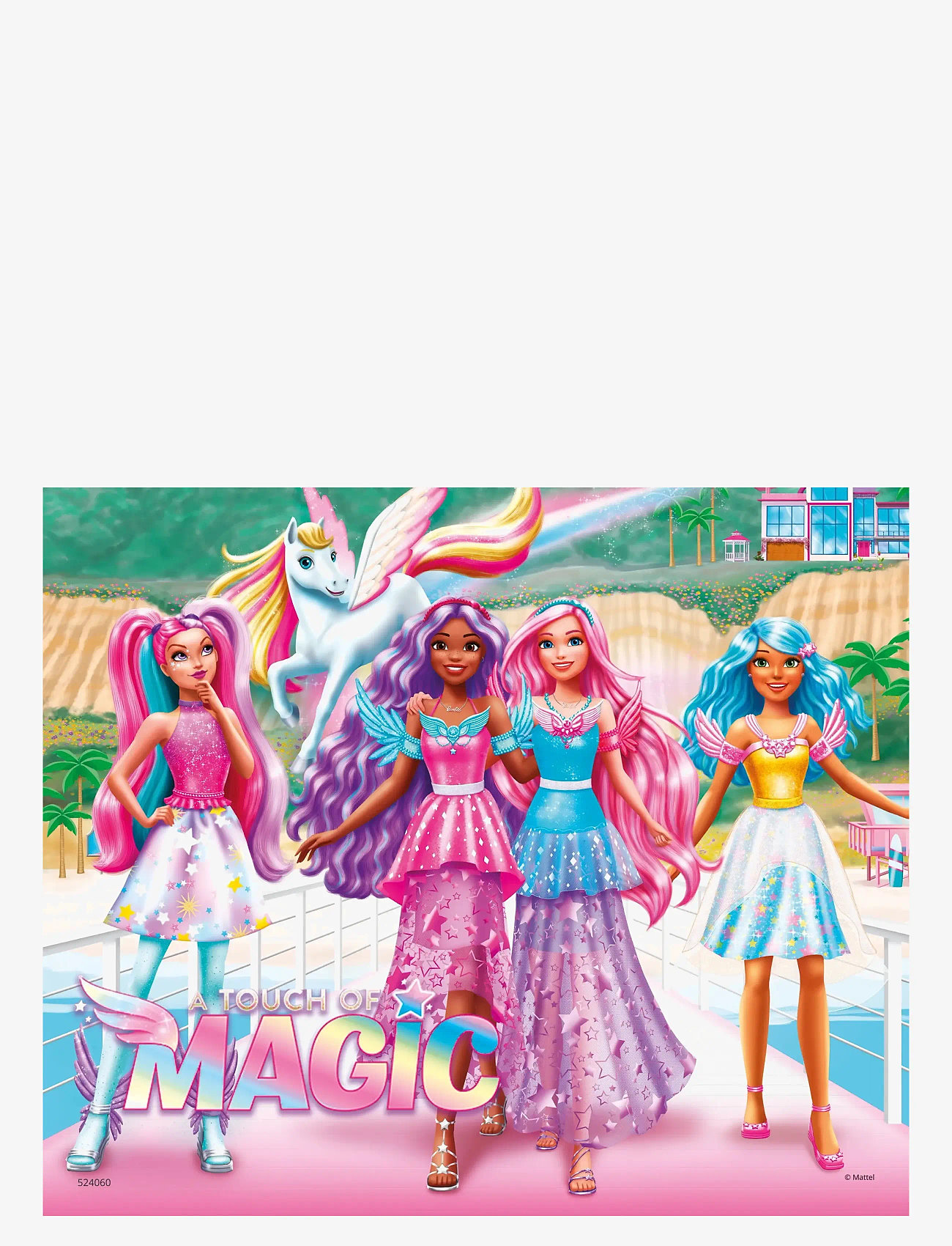Kärnan - TRÄPUSSEL 40 BITAR BARBIE - träpussel - pink - 2