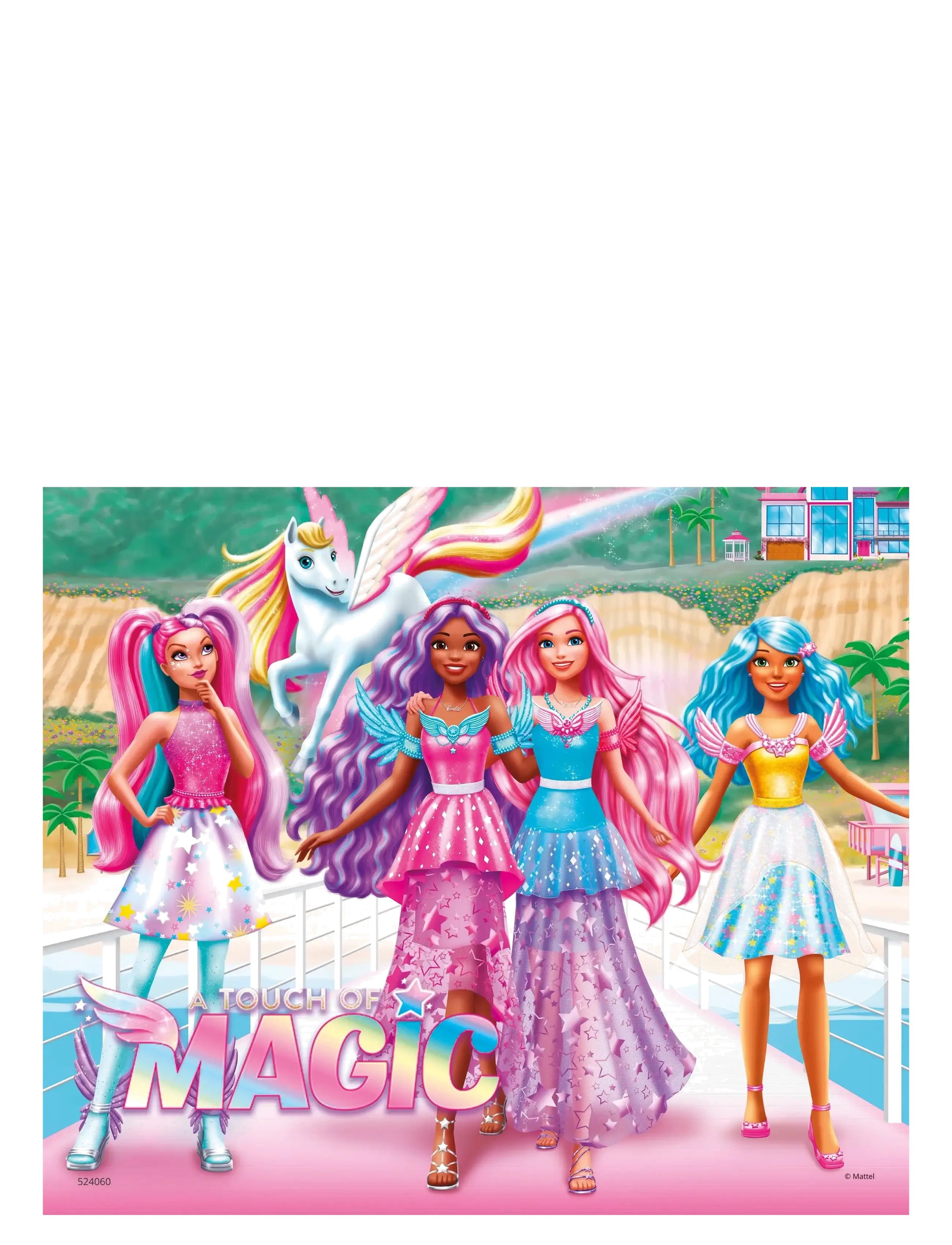 Kärnan - TRÄPUSSEL 40 BITAR BARBIE - träpussel - pink - 2