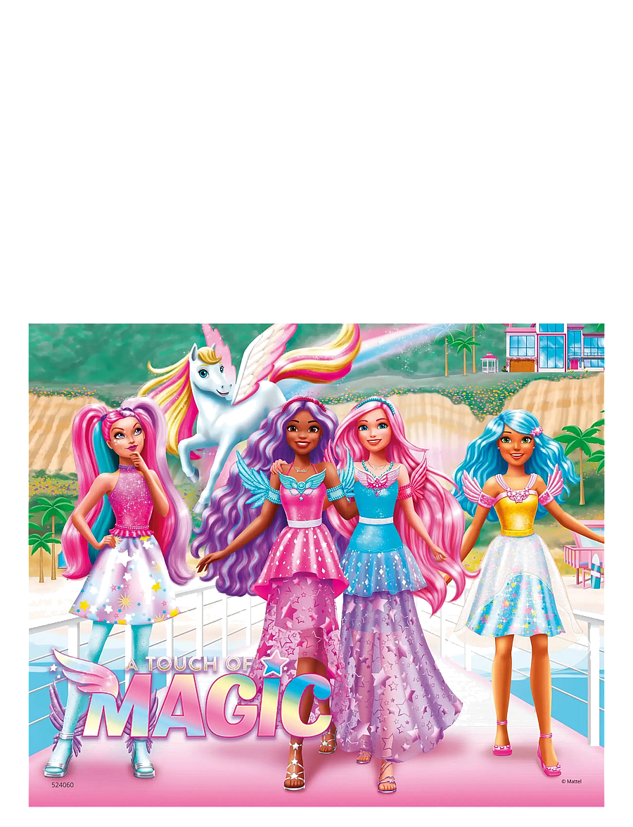 Kärnan - TRÄPUSSEL 40 BITAR BARBIE - träpussel - pink - 2