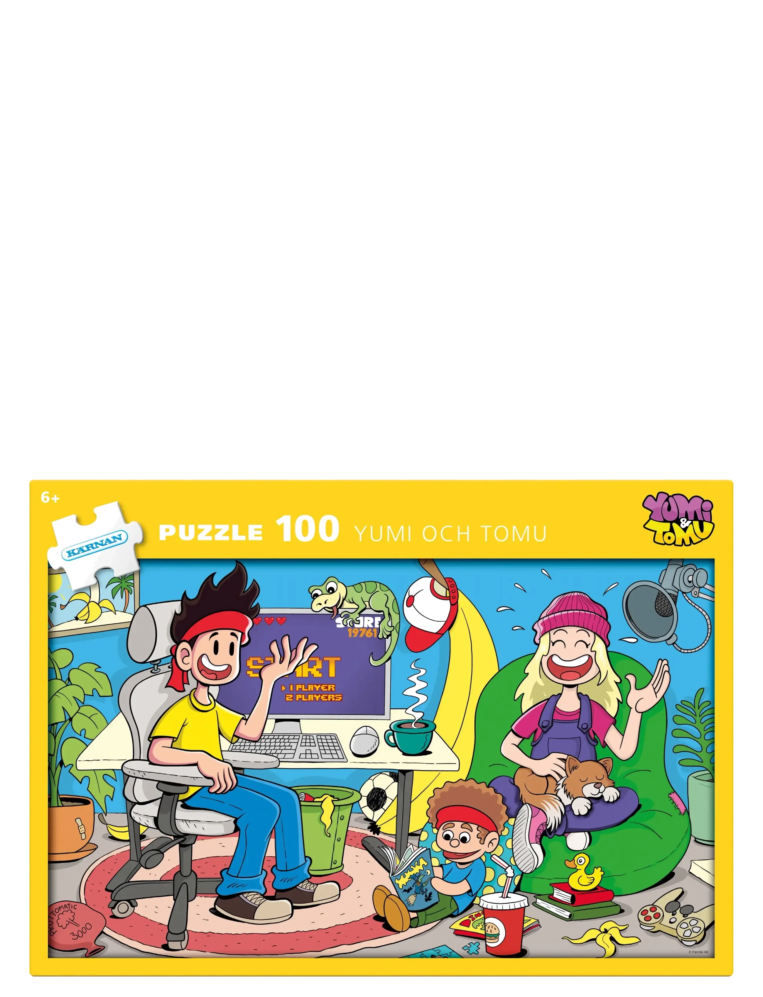 Kärnan PAPPUSSEL KÄRNAN 100 BITAR YUMI & TOMU - Julklappar till barn - YELLOW / yellow