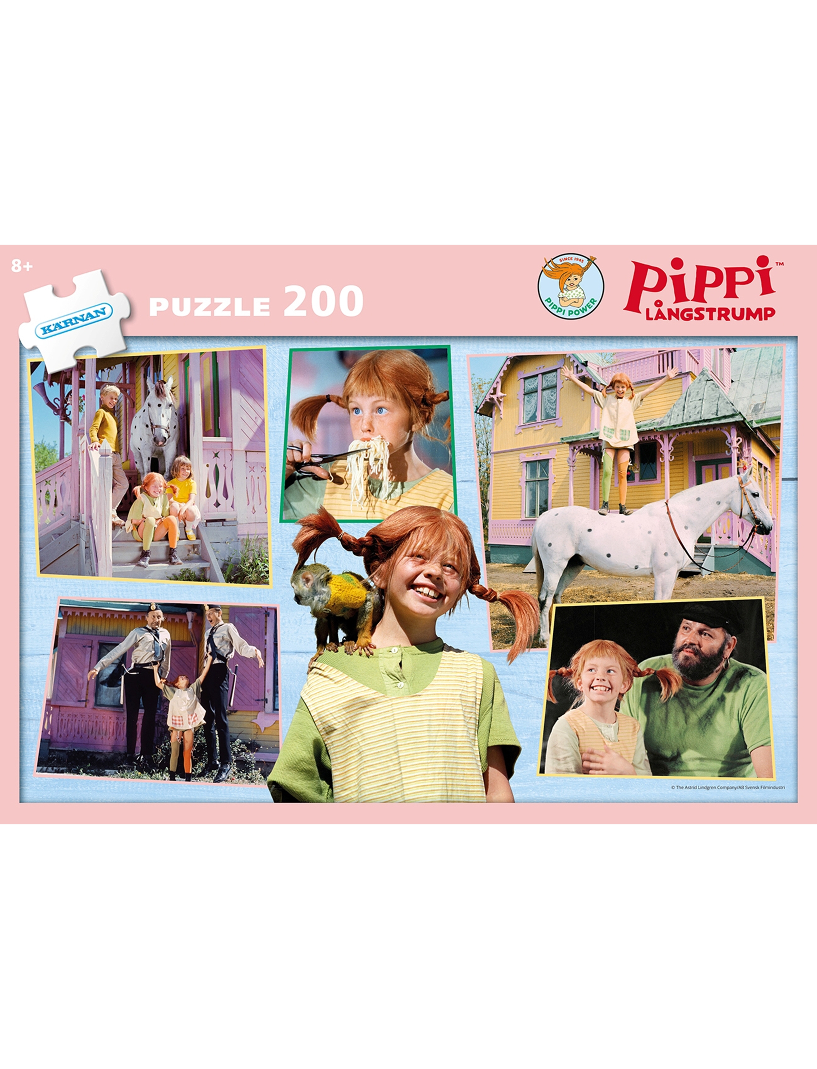 Kärnan PAPPUSSEL KÄRNAN 200 BITAR PIPPI LÅNGSTRUMP - Inspiration - MULTI / multi