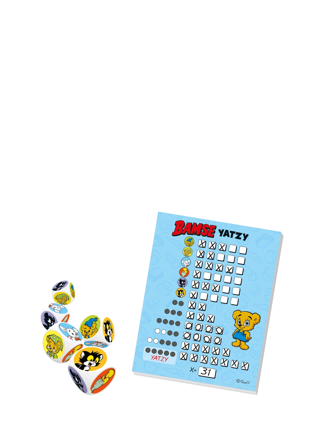 Kärnan - SPEL BAMSE YATZY - brädspel - multi - 2