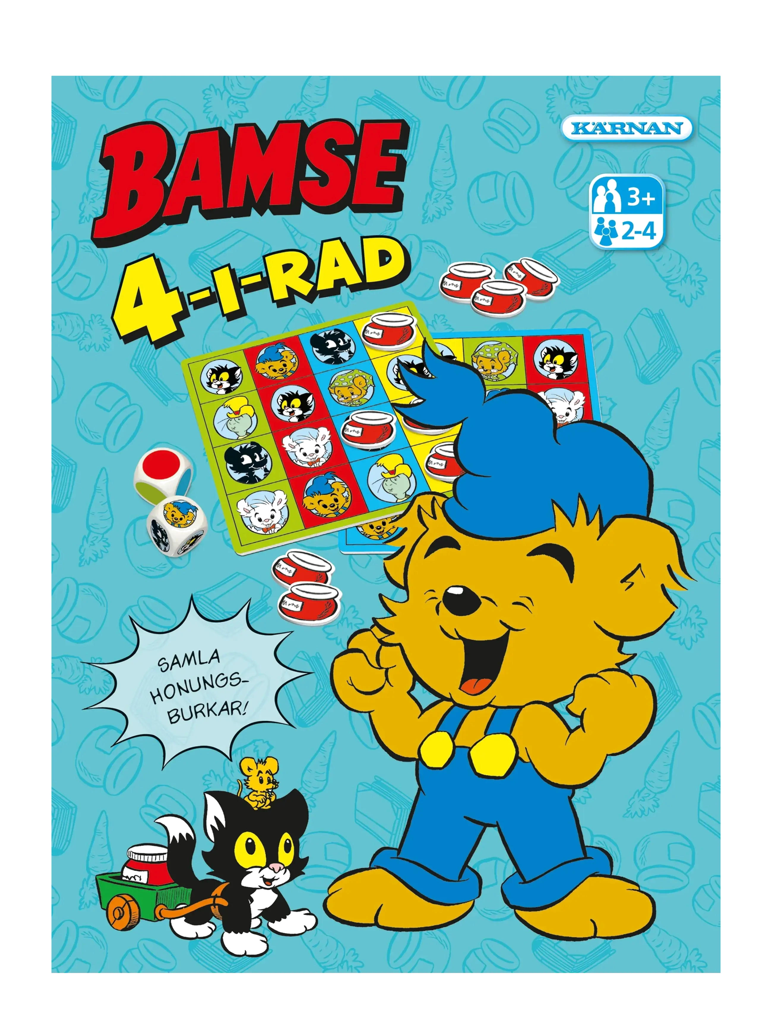 Kärnan BARNSPEL BAMSE 4 I RAD - Brädspel - BLUE / blue