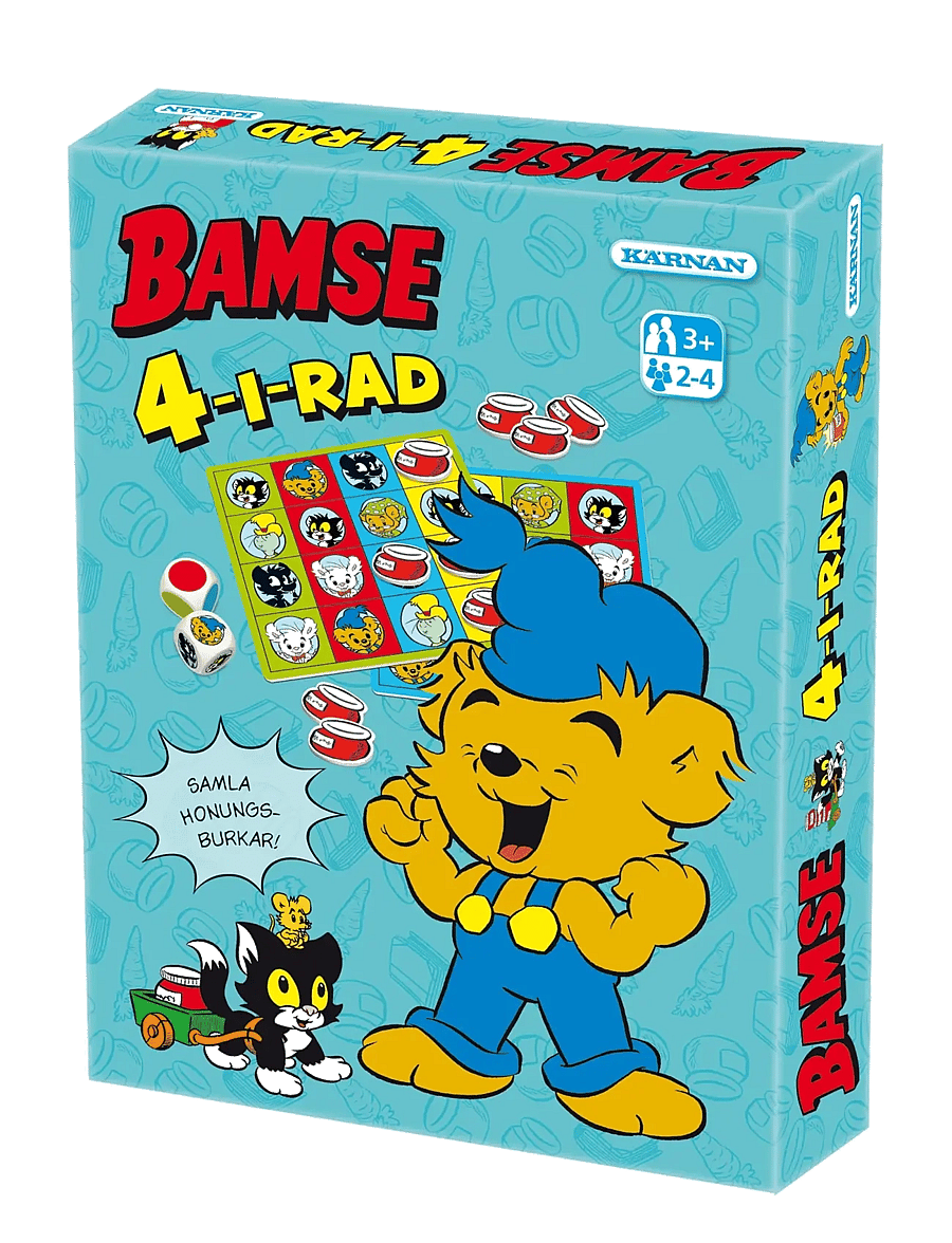 Kärnan - BARNSPEL BAMSE 4 I RAD - brädspel - blue - 1
