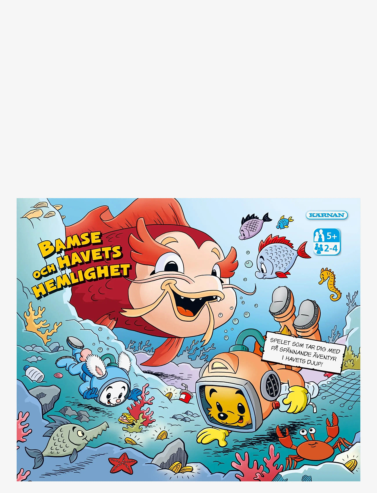 Kärnan - BARNSPEL BAMSE HAVETS HEMLIGHET - brädspel - blue - 0