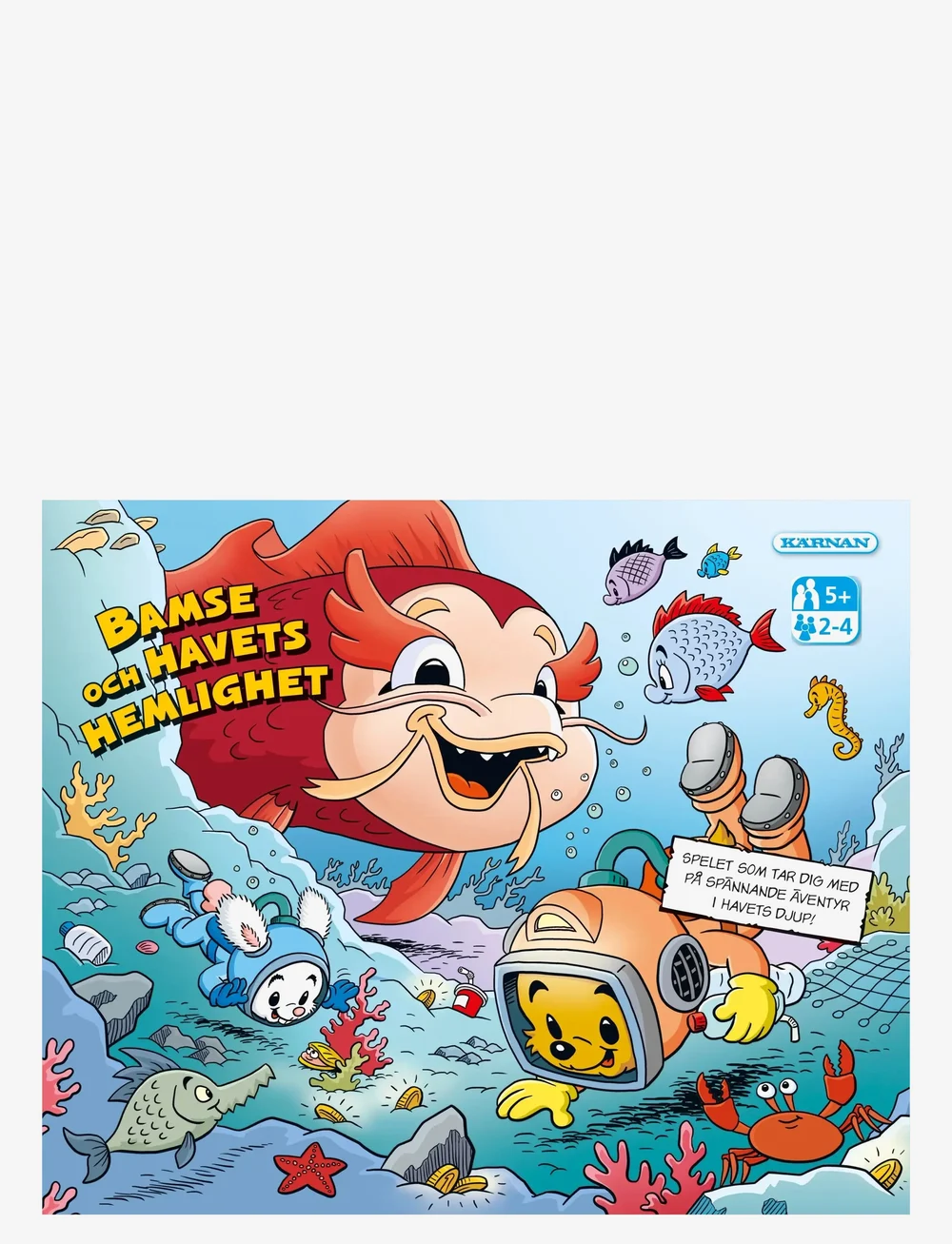 Kärnan - BARNSPEL BAMSE HAVETS HEMLIGHET - brädspel - blue - 0