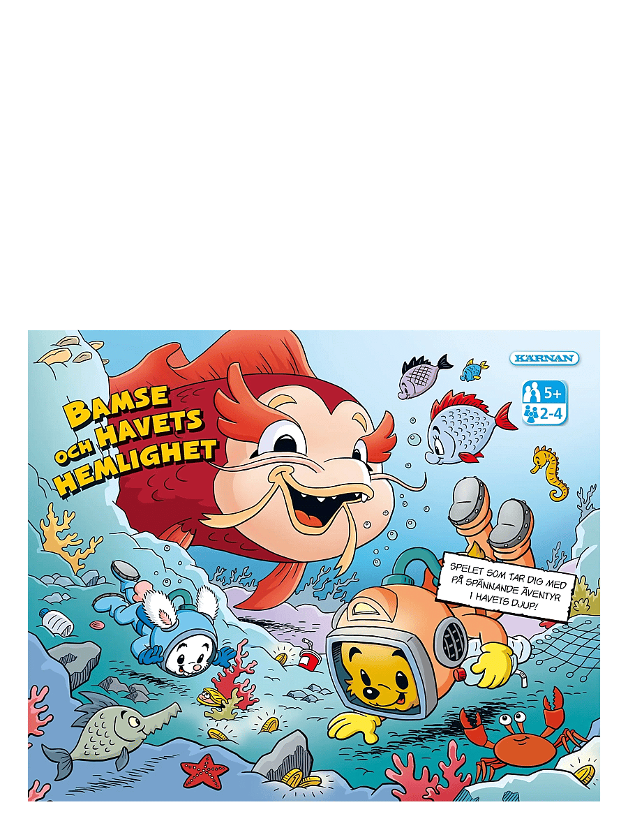 Kärnan - BARNSPEL BAMSE HAVETS HEMLIGHET - brädspel - blue - 0