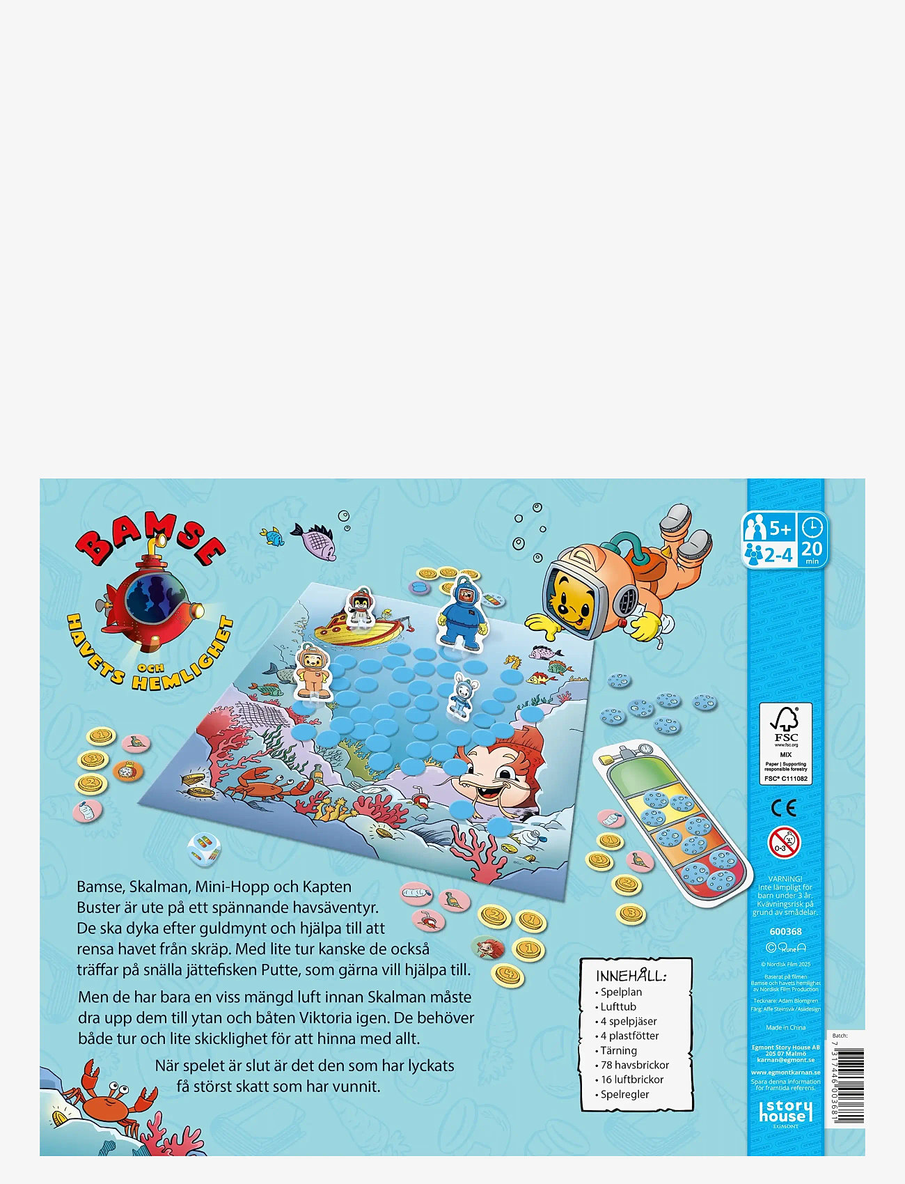 Kärnan - BARNSPEL BAMSE HAVETS HEMLIGHET - brädspel - blue - 2