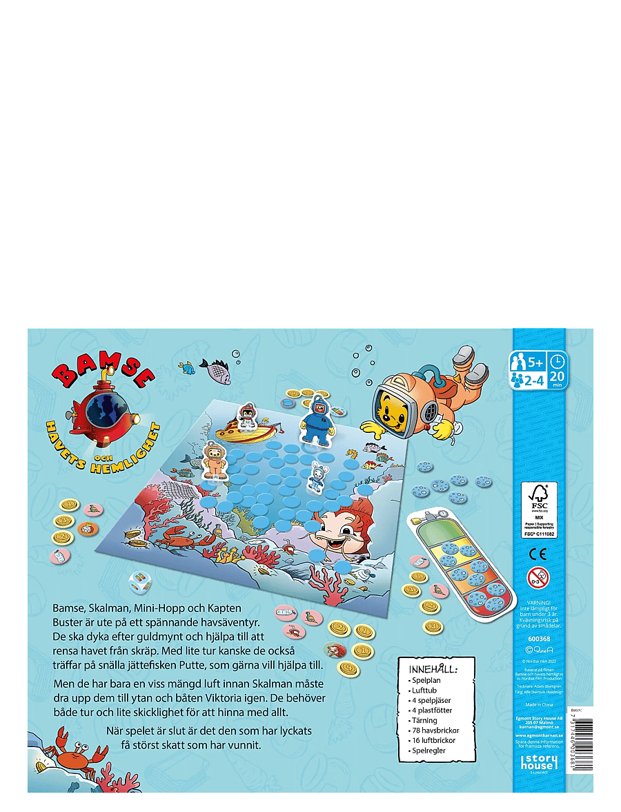 Kärnan - BARNSPEL BAMSE HAVETS HEMLIGHET - brädspel - blue - 2